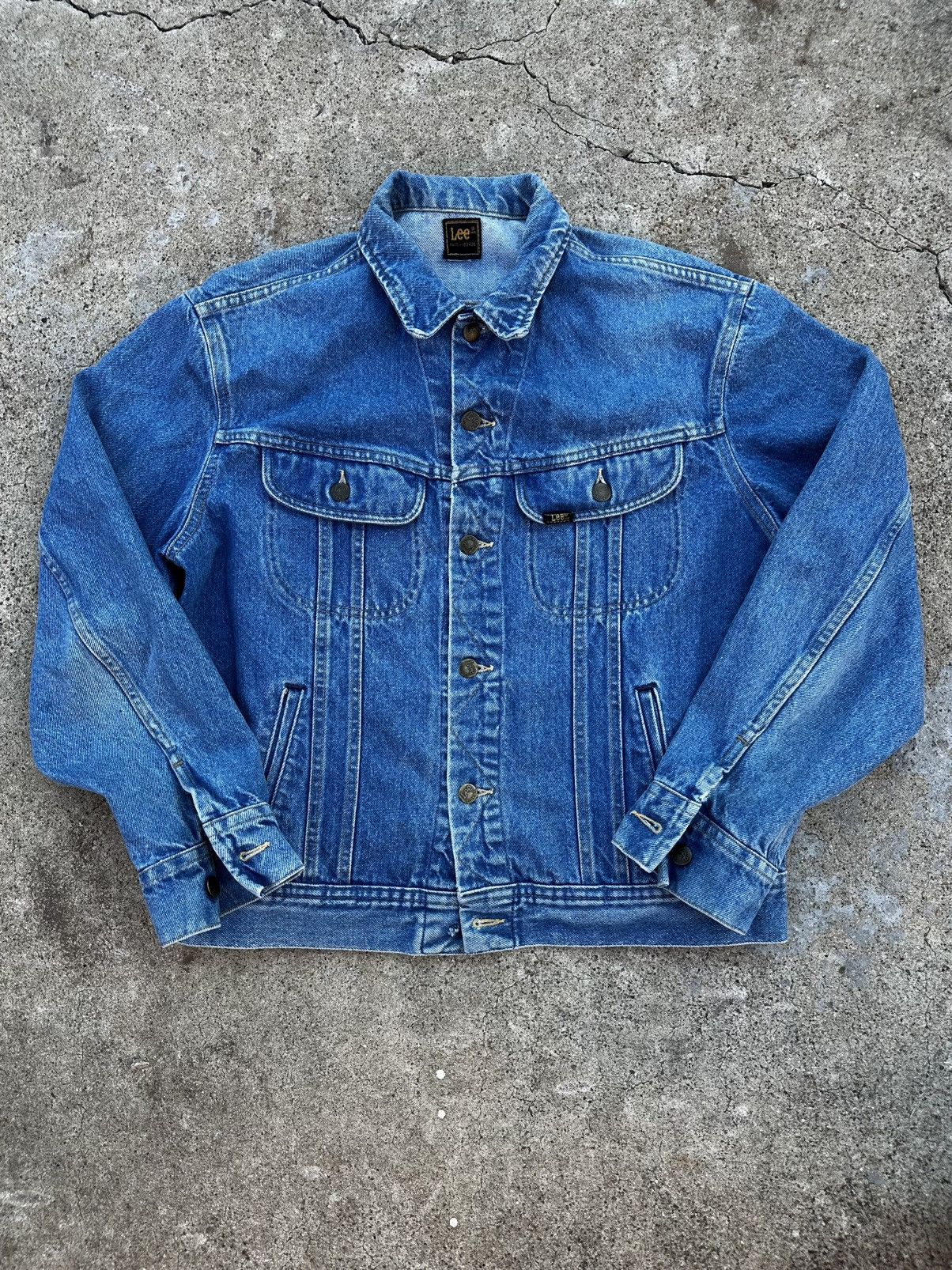 Lee Vintage 80’s Lee Denim Jacket Size US M / EU 48-50 / 2 - 1 Thumbnail