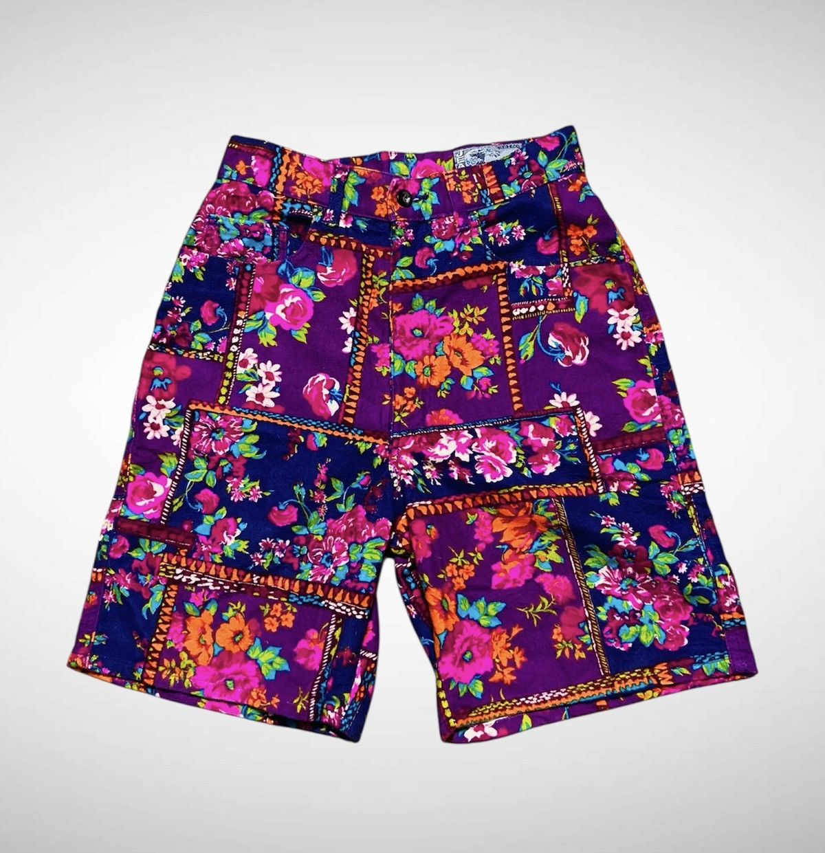 Kenzo Kenzo Jeans Motive Flowers Short Pant Size 24" / US 00 / IT 34 - 1 Thumbnail