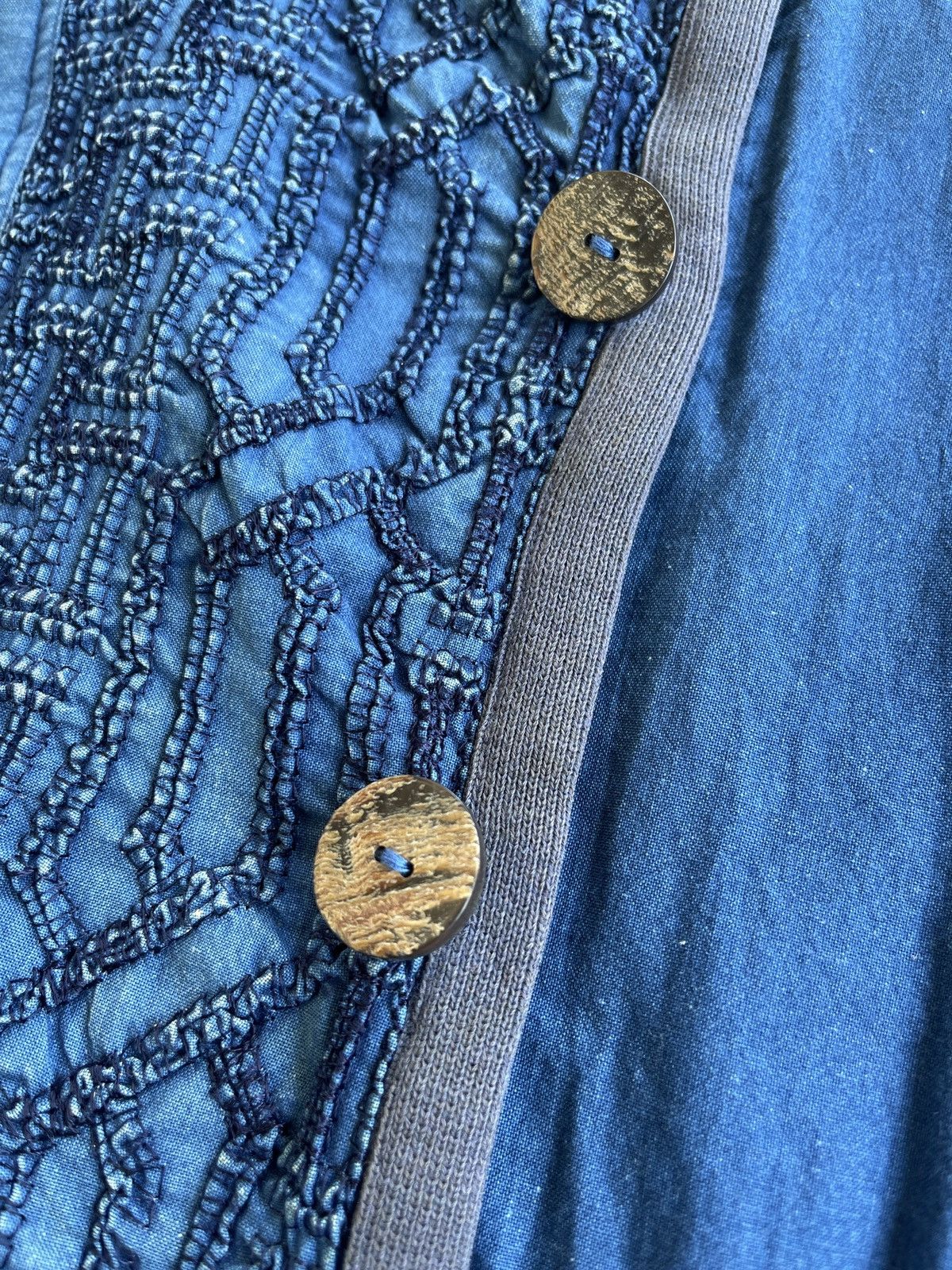 Hai Sporting Gear Issey Miyake Blue Indigo kimono Noragi Jacket Size US M / EU 48-50 / 2 - 15 Thumbnail