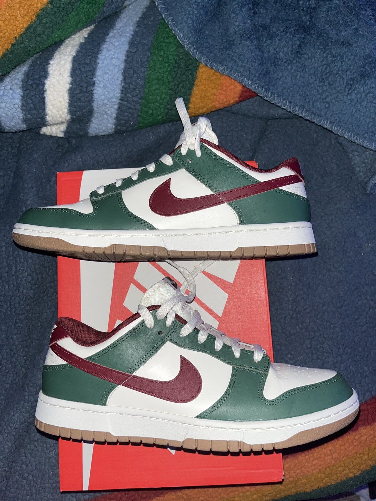 Nike Nike Dunk Low Gorge Green Size US 10 / EU 43 - 4 Thumbnail