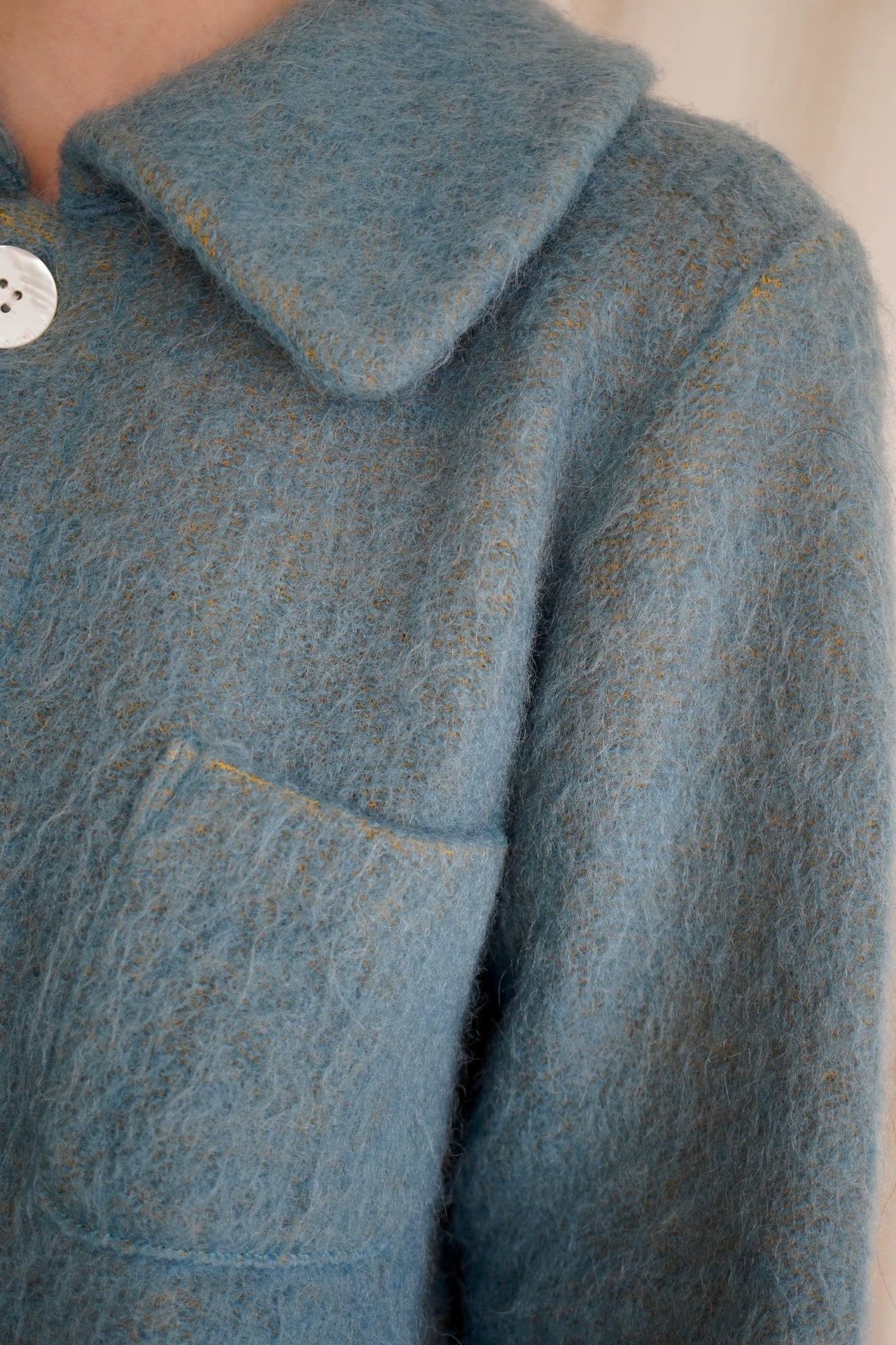 Comme des Garcons Vintage CDG Tricot 1995 AW Blue Yellow Cardigan M Size M / US 6-8 / IT 42-44 - 9 Thumbnail