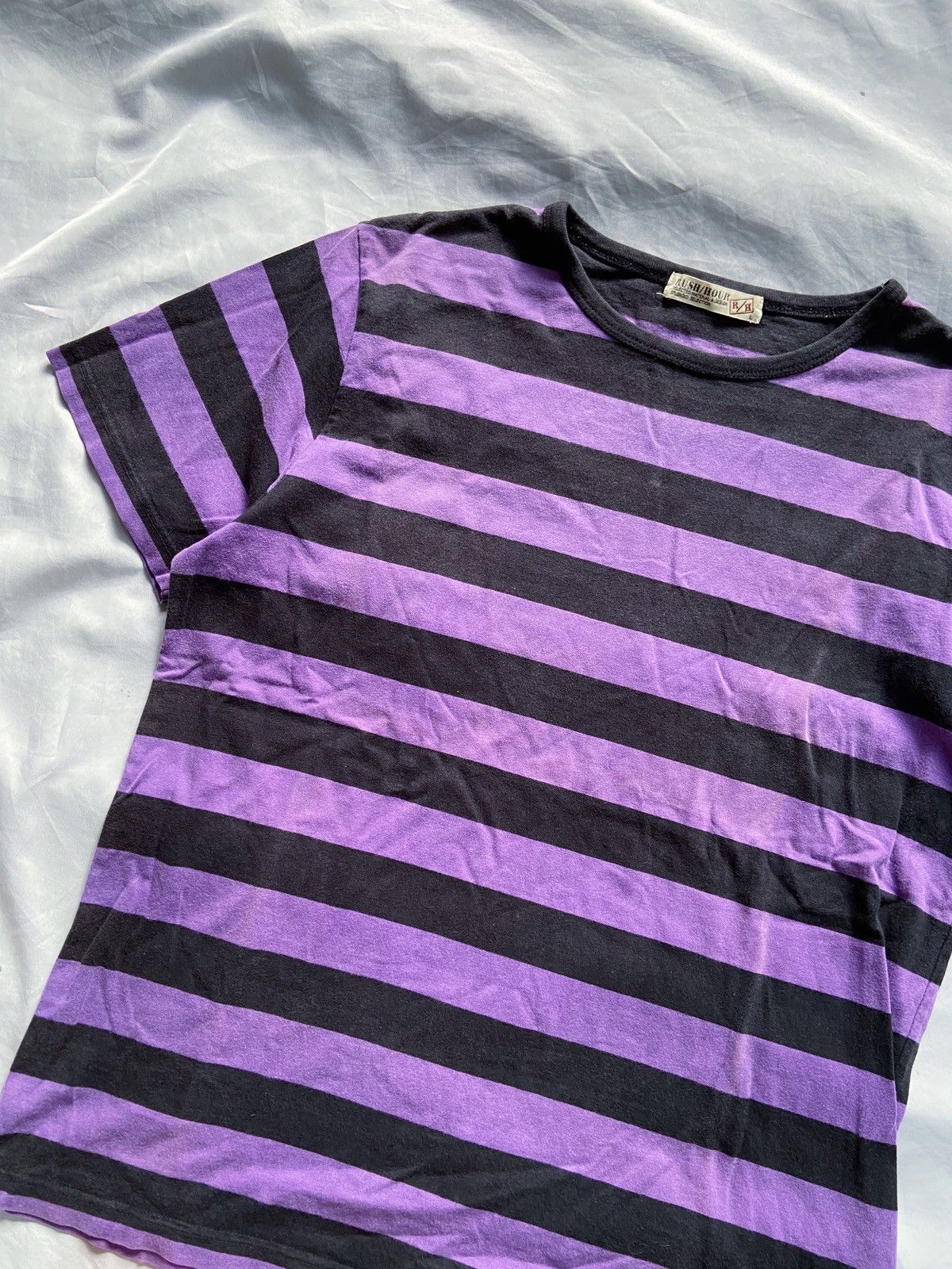 If Six Was Nine RUSH HOUR STRIPED GRUNGE STYLE TEE Size US M / EU 48-50 / 2 - 3 Thumbnail