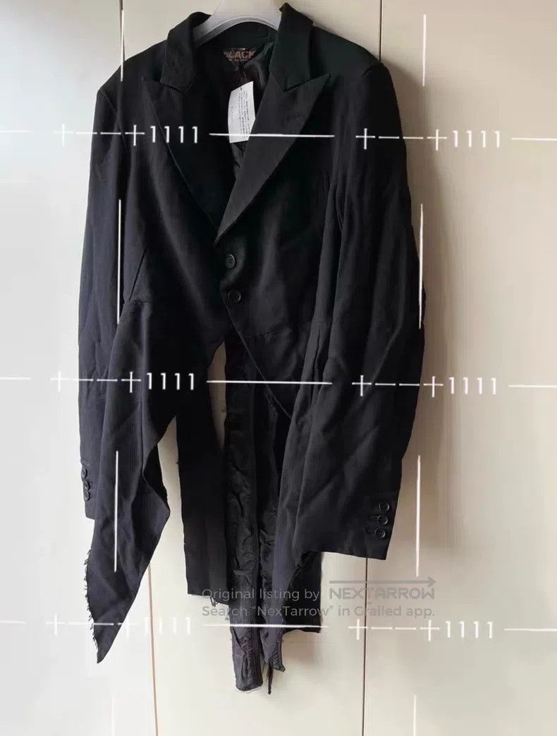 Comme des Garcons Comme Des Garcons Destroyed wind knife-cut torn swallowtai Size S / US 4 / IT 40 - 7 Thumbnail