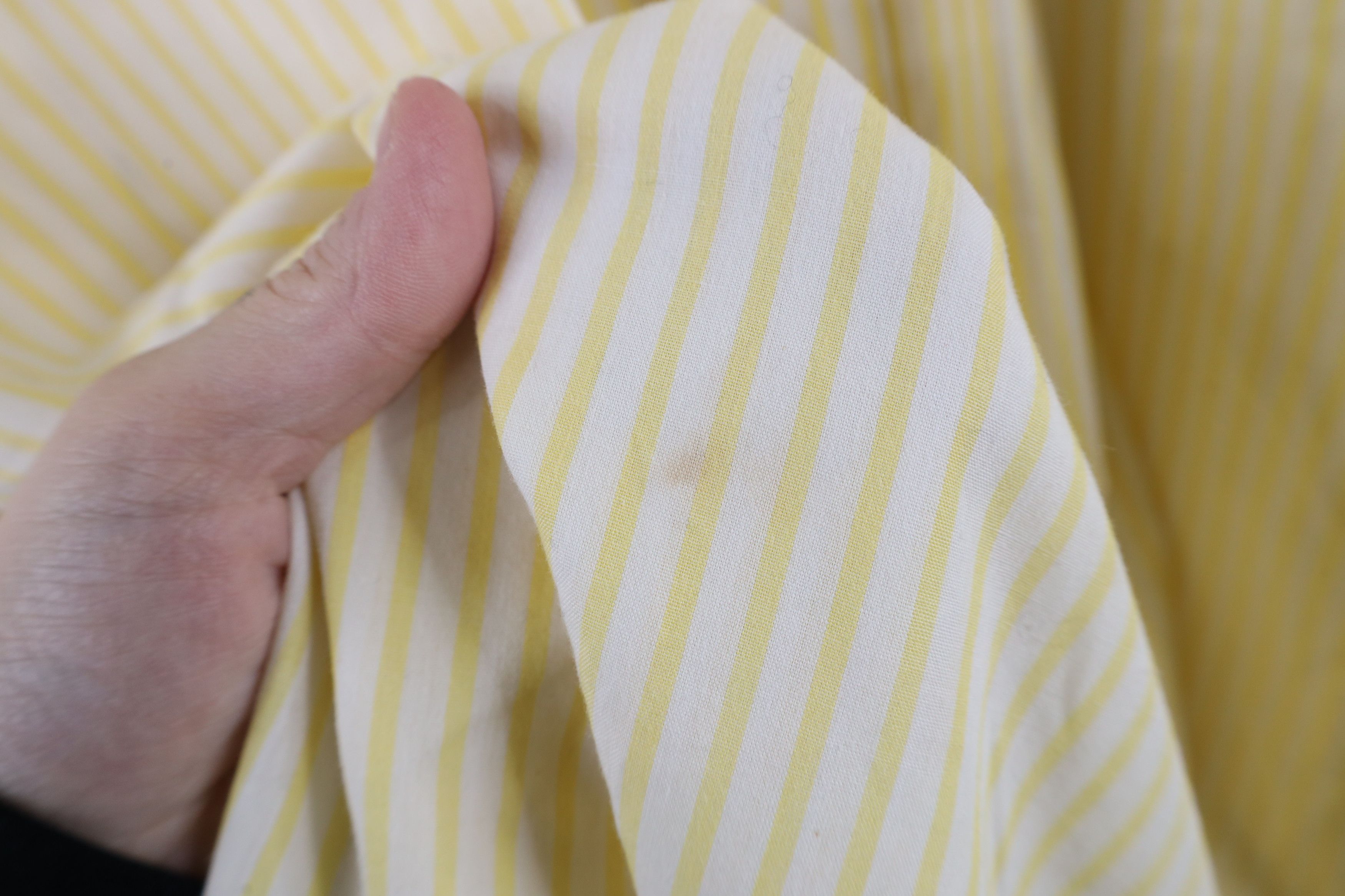 Lands' End × Vintage Vintage 90s Lands End Collared Button Down Shirt Yellow Size US M / EU 48-50 / 2 - 8 Thumbnail