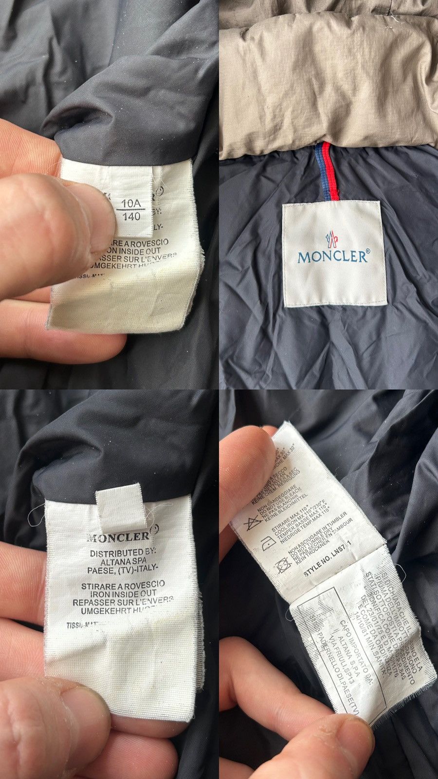 Moncler Moncler Kids Down Puffer Jacket Embroidered Patches Size US XXS / EU 40 - 17 Thumbnail