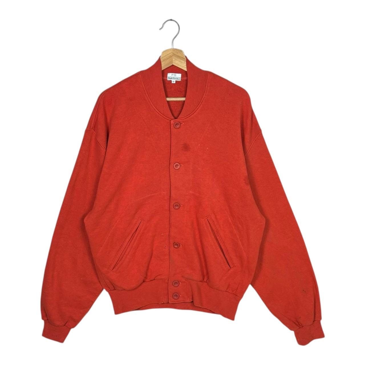 Paul Smith Vintage PS Paul Smith Orange Bomber Sweatshirt Jacket Size F Size US L / EU 52-54 / 3 - 1 Thumbnail
