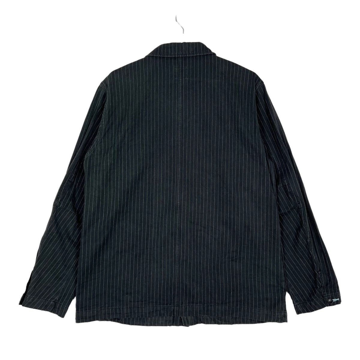 R.Newbold 🔥 R NEWBOLD PIN STRIPE CHORE JACKET Size US L / EU 52-54 / 3 - 8 Thumbnail