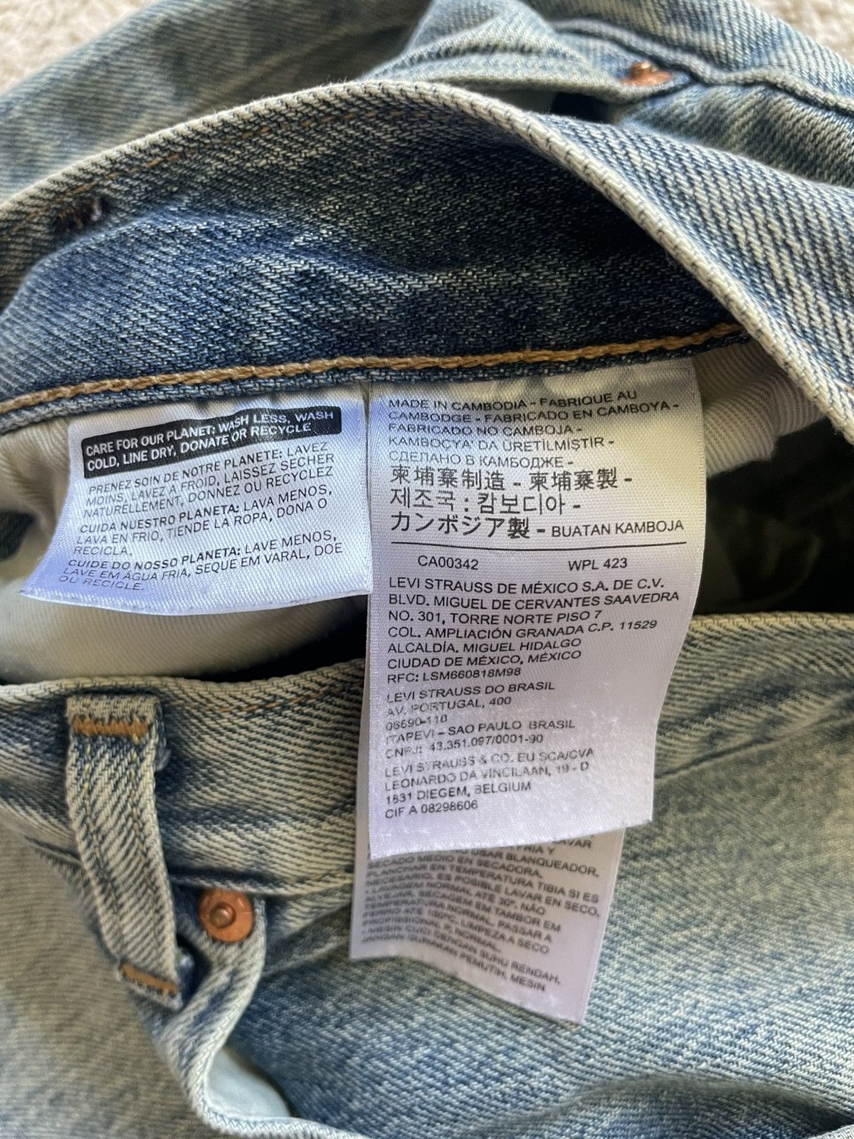 Levi's Levis 501 ‘93 Straight Jeans Size US 31 - 4 Thumbnail