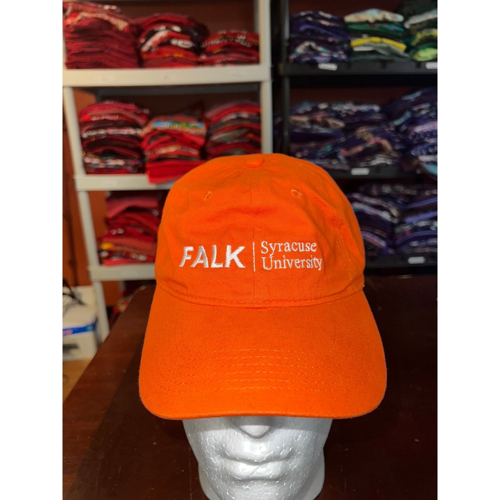 NCAA Syracuse University Hat Falk Cap Headwear College Orange Size ONE SIZE - 1 Thumbnail