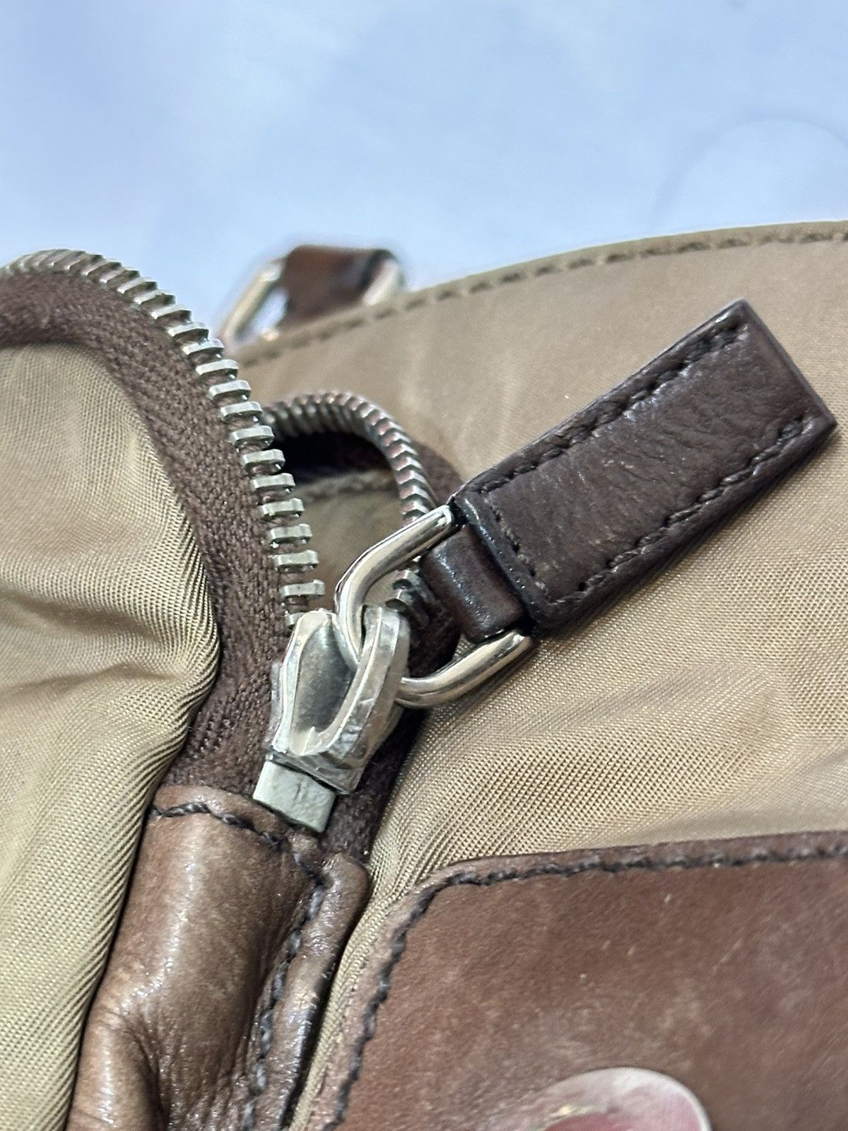 Prada Prada Tessuto and Leather Buckle Flap Shoulder Bag. Size ONE SIZE - 20 Thumbnail