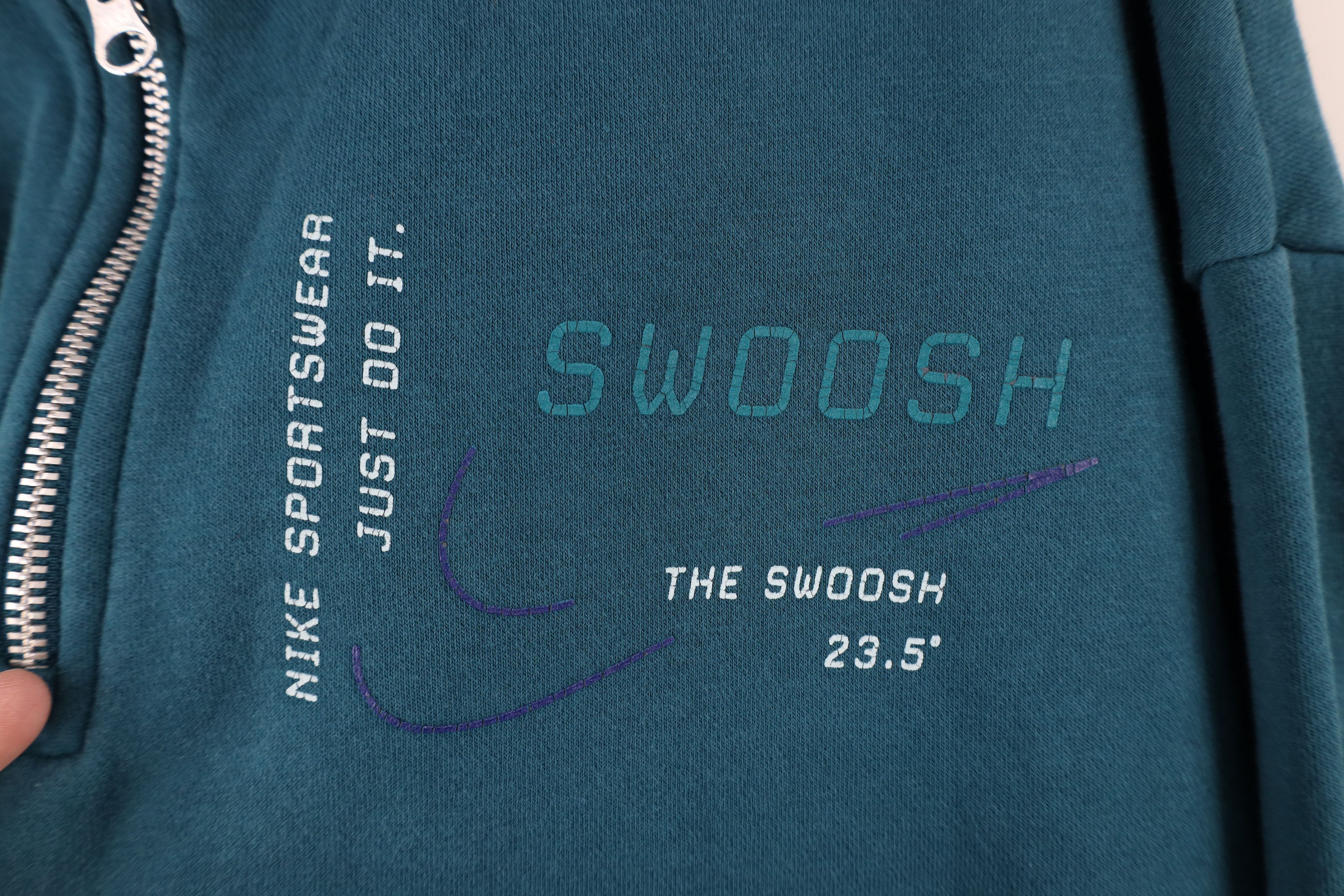 Nike × Vintage Vintage Y2K Nike Sportswear Swoosh Half Zip Sweatshirt Size US M / EU 48-50 / 2 - 4 Thumbnail