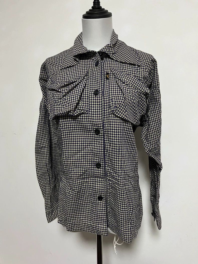Vivienne Westwood Purple Houndstooth Shirt - dmc