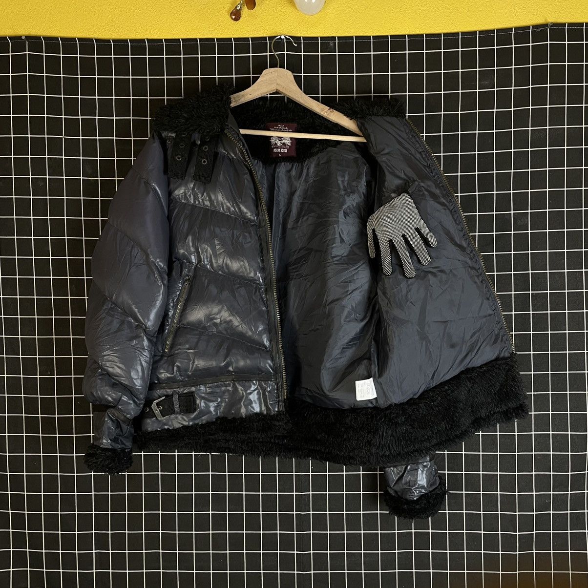 If Six Was Nine 🇯🇵 BEANS HOUSE BONDAGE PUFFER DOWN JACKET Size US L / EU 52-54 / 3 - 4 Thumbnail