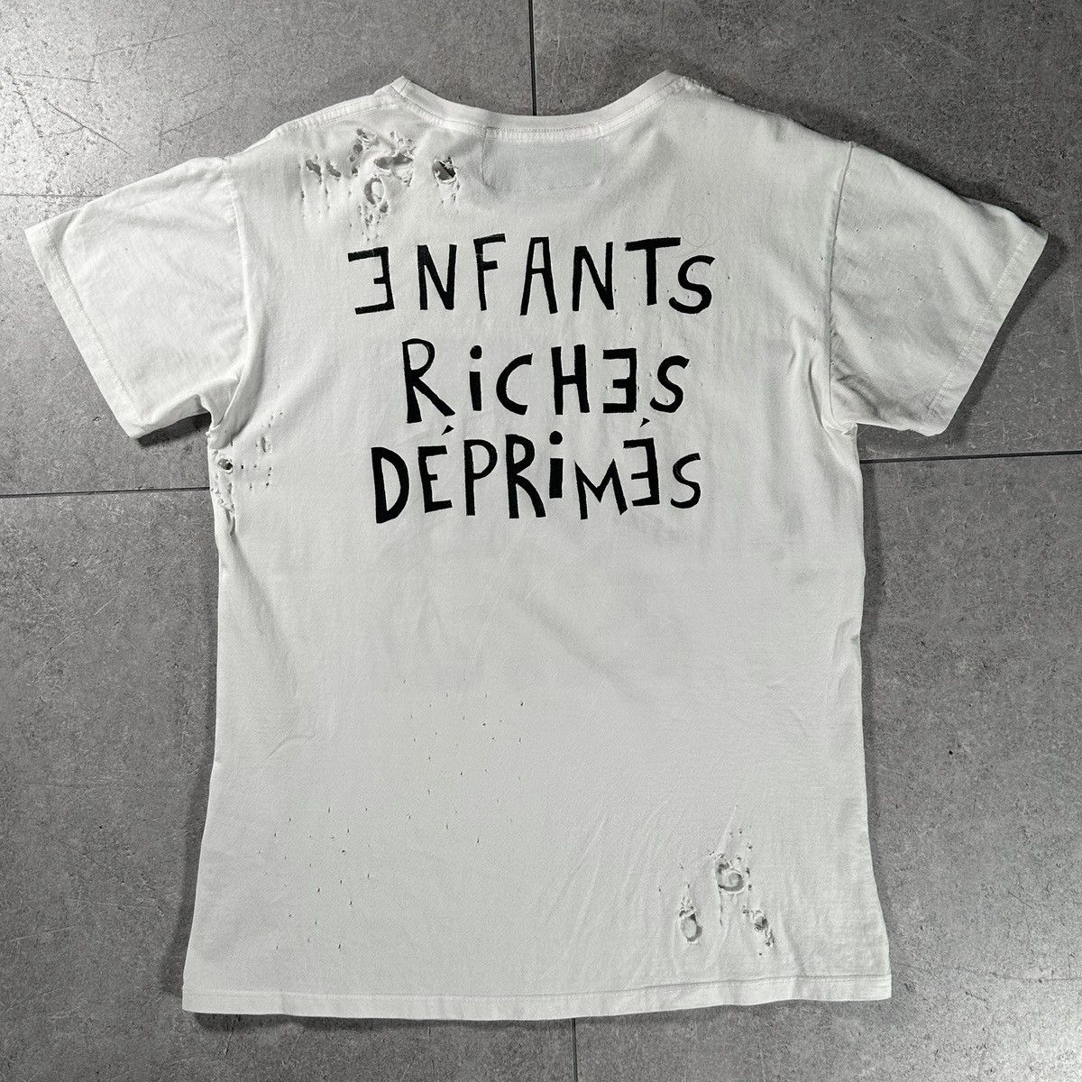 Enfants Riches Deprimes School Tee / God says No / Jesus Died For Our Sins Size US M / EU 48-50 / 2 - 2 Thumbnail
