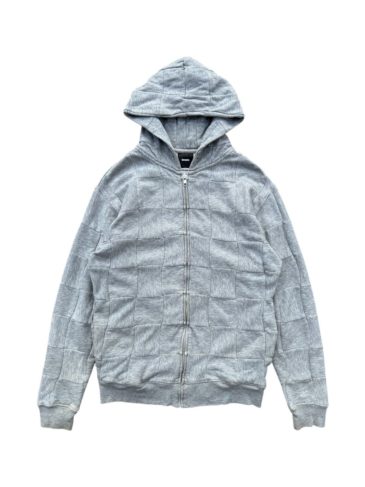 Beams Plus Vintage BEAMS Japan Reconstructed Boxs Zip Up Hoode Size US M / EU 48-50 / 2 - 1 Thumbnail