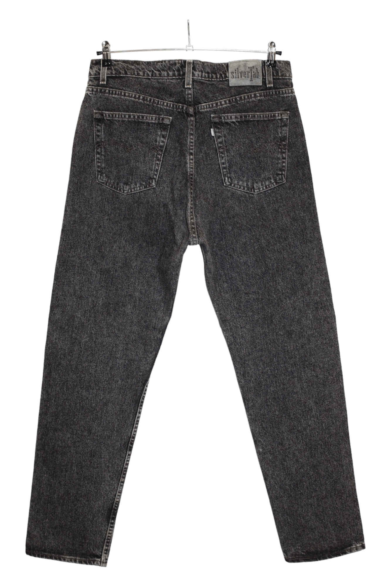 Levi's RARE🔥'93 Levi's SilverTab 549 Baggy Stonewash Black Jeans Size US 37 - 2 Thumbnail