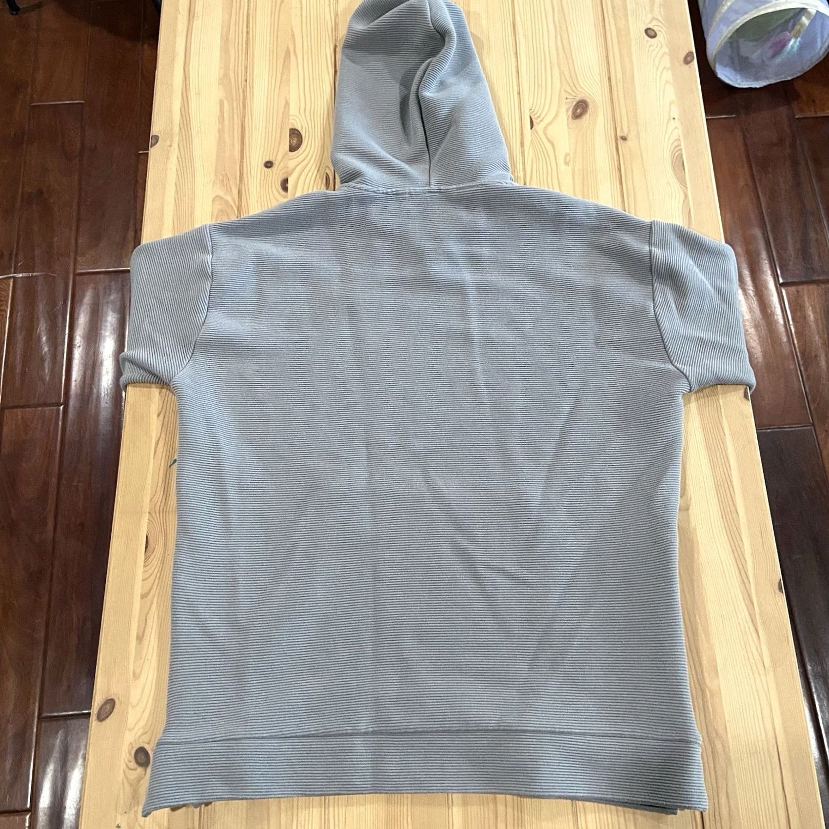 Vintage Peloton Hoodie M Gray Unisex Adults Pullover Zipper USA Made Ribbed Performance Medium Size US M / EU 48-50 / 2 - 2 Thumbnail