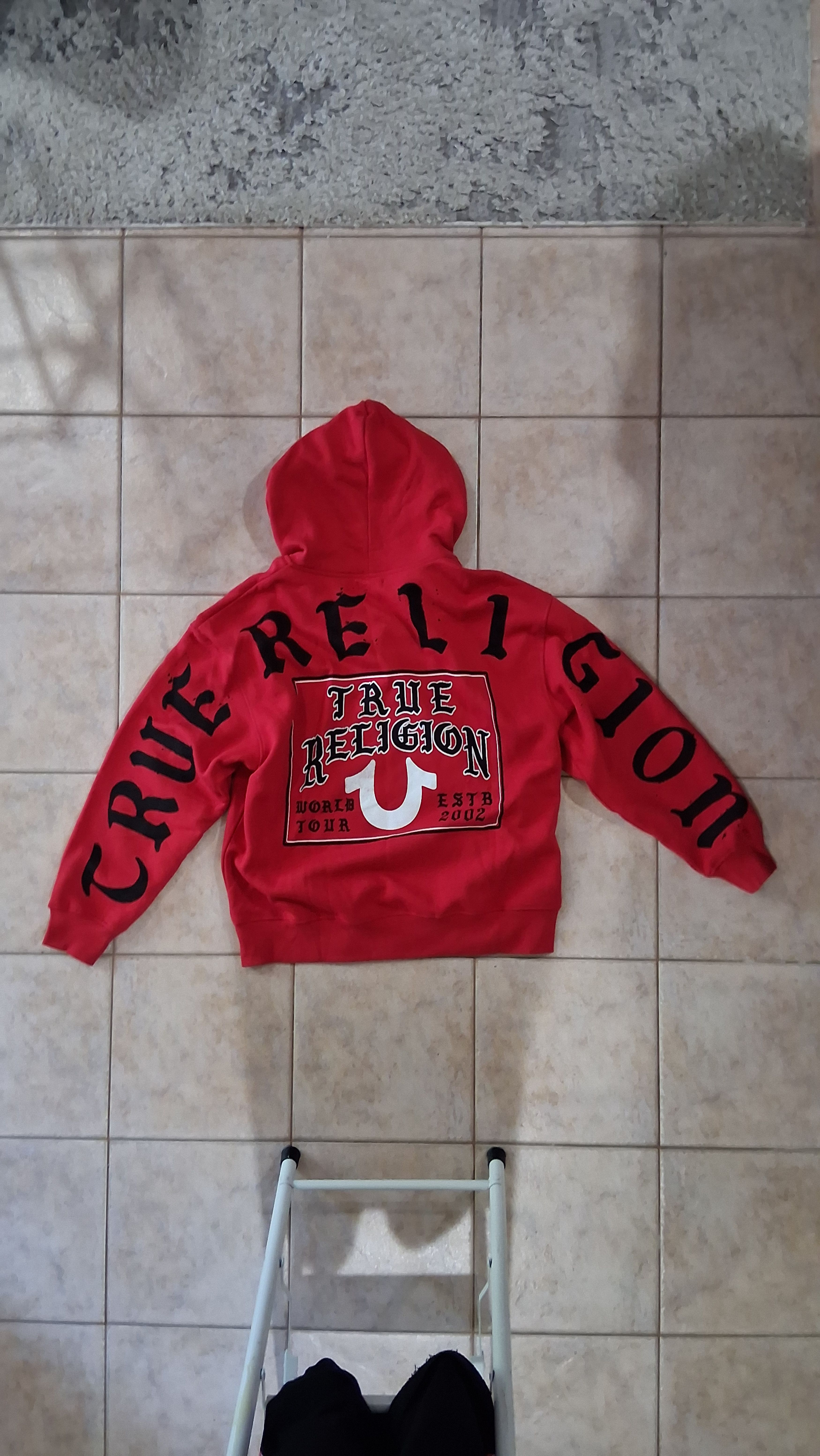 True Religion True Religion Red Zip Up Hoodie Size US L / EU 52-54 / 3 - 1 Thumbnail