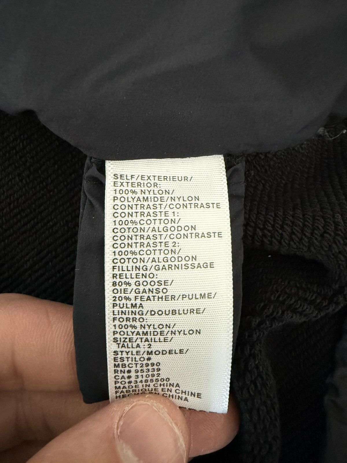 James Perse James Perse Y/Osemite Hybrid Down Hoodie — Black | Size 2 M Size US M / EU 48-50 / 2 - 12 Thumbnail