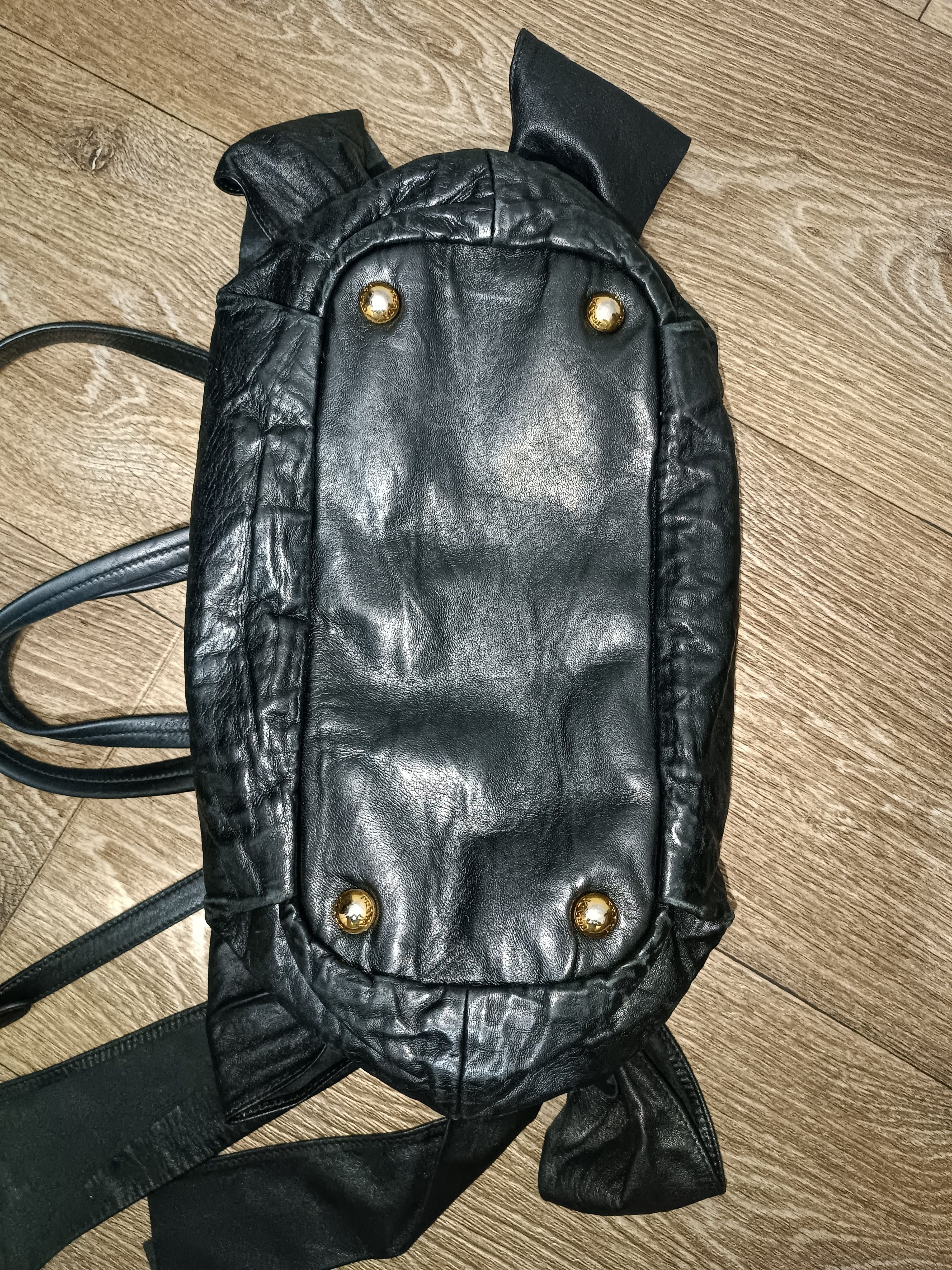 Prada Prada Vintage Leather Bow Bag Size ONE SIZE - 4 Thumbnail