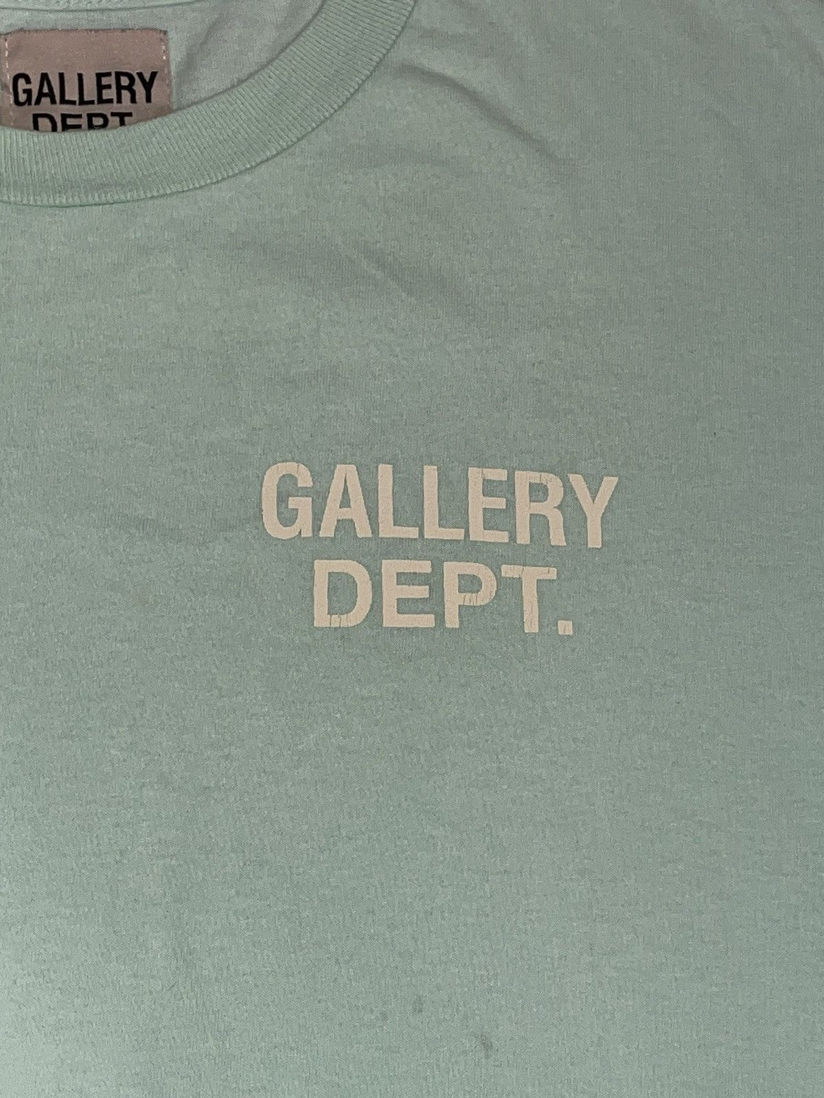 Gallery Dept. RARE Gallery Dept Mint Green Souvenir Logo Tee Size US XL / EU 56 / 4 - 3 Thumbnail