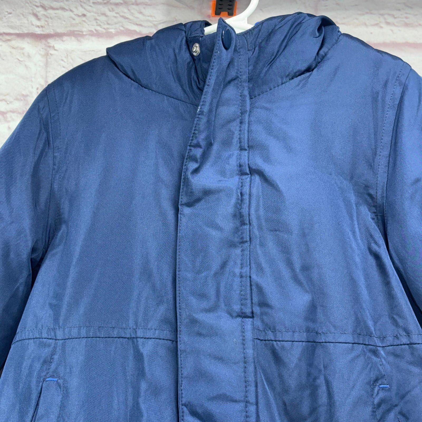 Other Jumping Beans 3T Blue Hooded Puffer Jacket Size US XXS / EU 40 - 2 Thumbnail