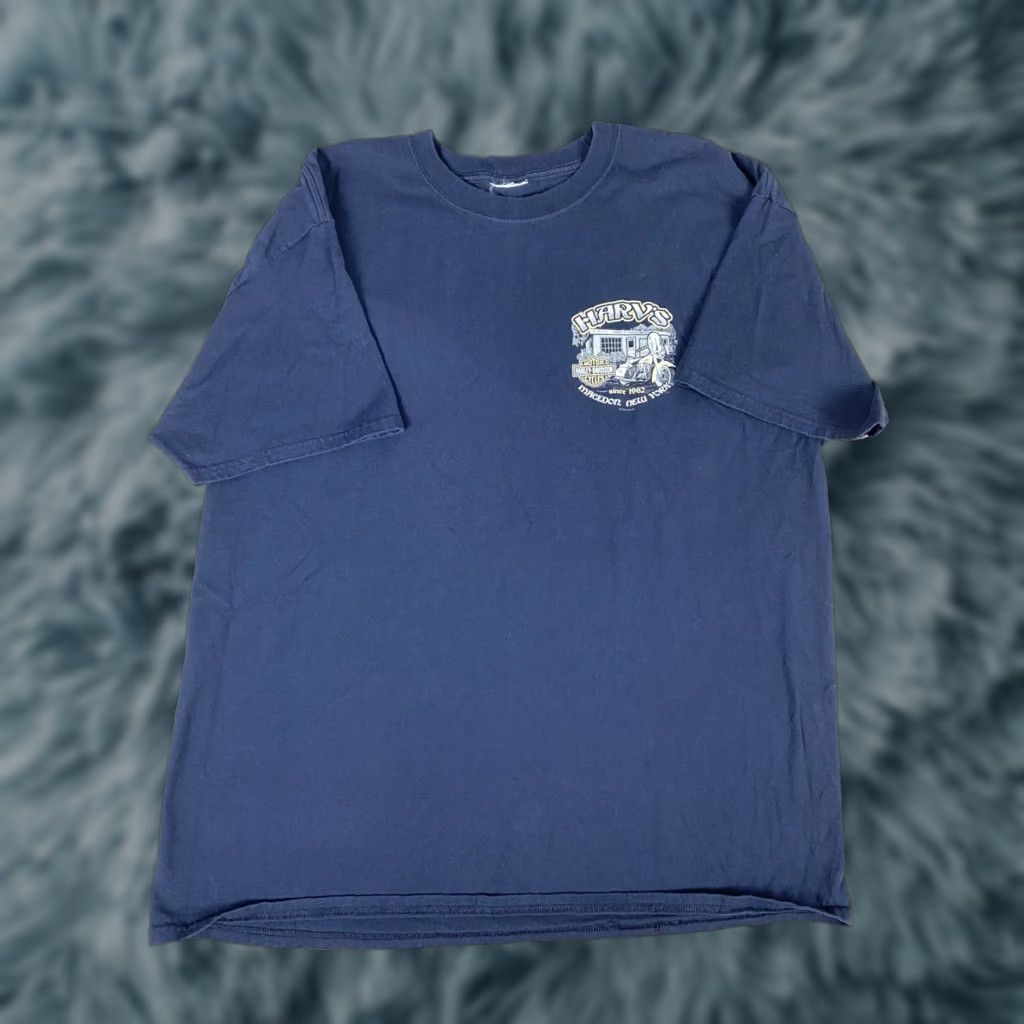 Harley Davidson Harley-Davidson Motorcycles 2014 T Shirt Mens XL Navy Blue 1922-2014 Harv’s NY Mens XL Navy Blue T-Shirt Harley Davidson 2014 Motorcycle Prohibition? Size US XL / EU 56 / 4 - 1 Thumbnail