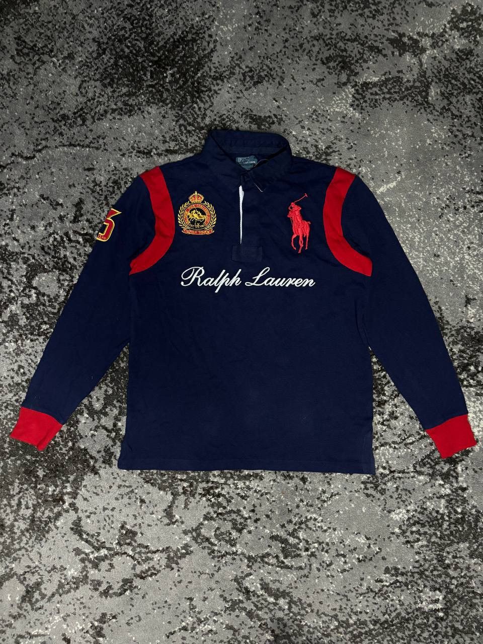 Designer × Polo Ralph Lauren × Vintage Vintage Y2K Polo Ralph Lauren Embroidered Logo Jersey Long Size US S / EU 44-46 / 1 - 1 Thumbnail