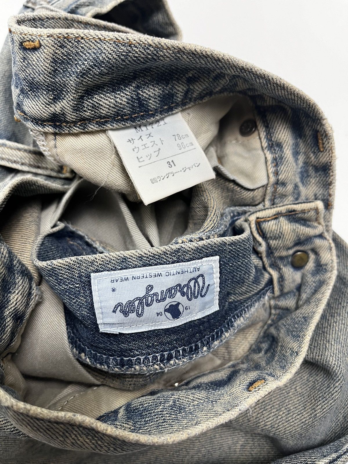 Wrangler vintage wrangler selvedge repro jeans pant loose baggy Size US 32 / EU 48 - 8 Thumbnail