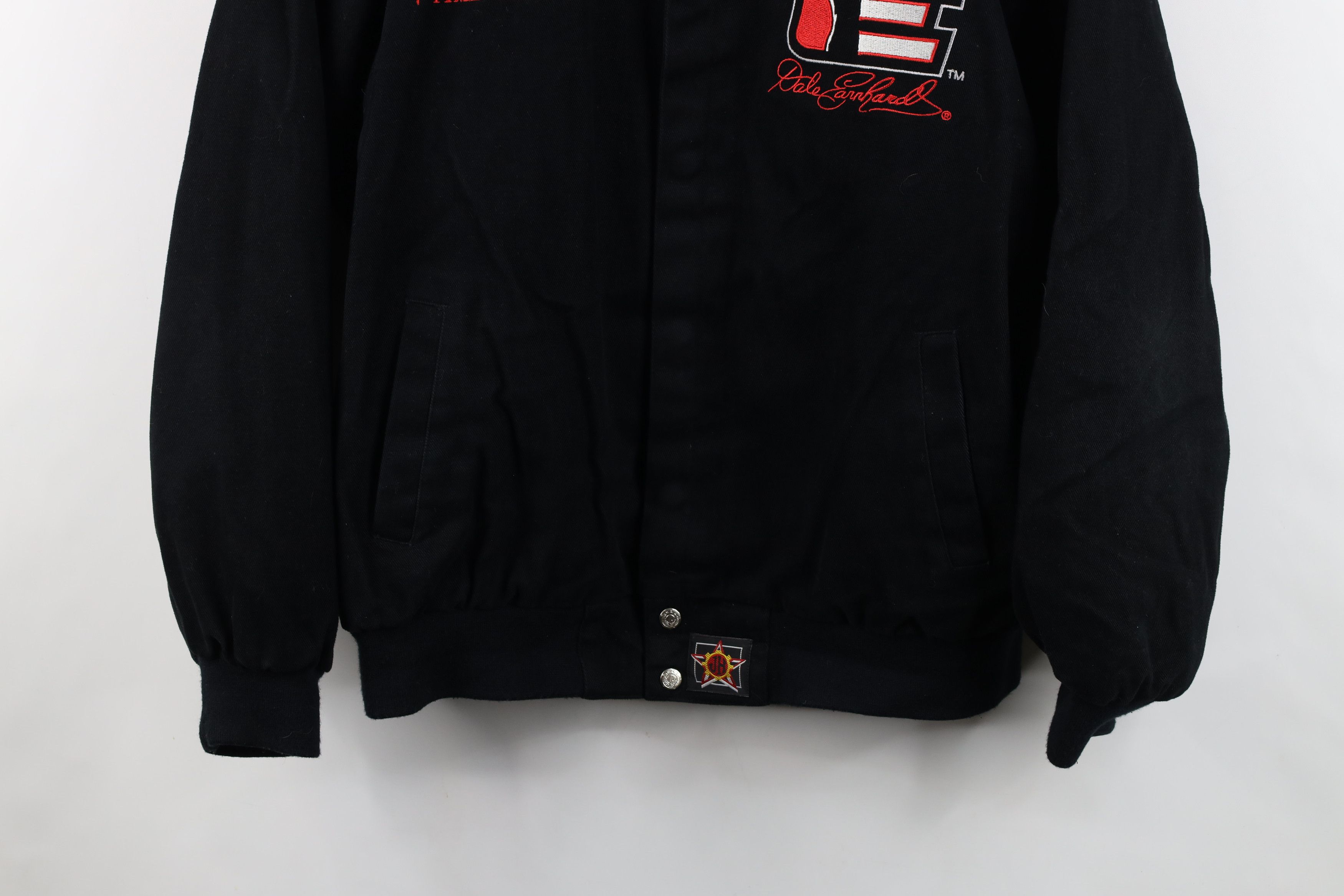 Vintage Vintage 90s NASCAR Earnhardt Racing Pit Crew Jacket Black Size US XL / EU 56 / 4 - 3 Thumbnail