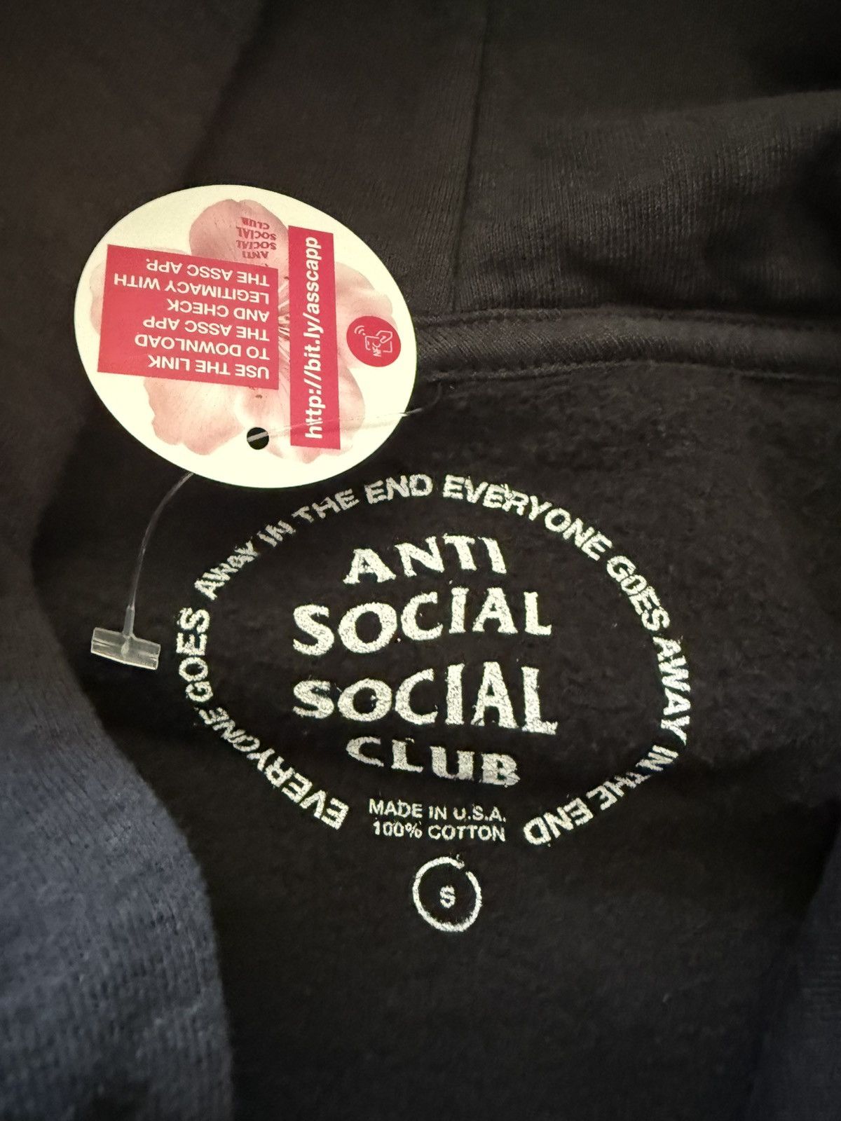 Anti Social Social Club × Fragment Design Anti Social Social Club x Fragment Hoodie Black Grey S Size US S / EU 44-46 / 1 - 3 Thumbnail