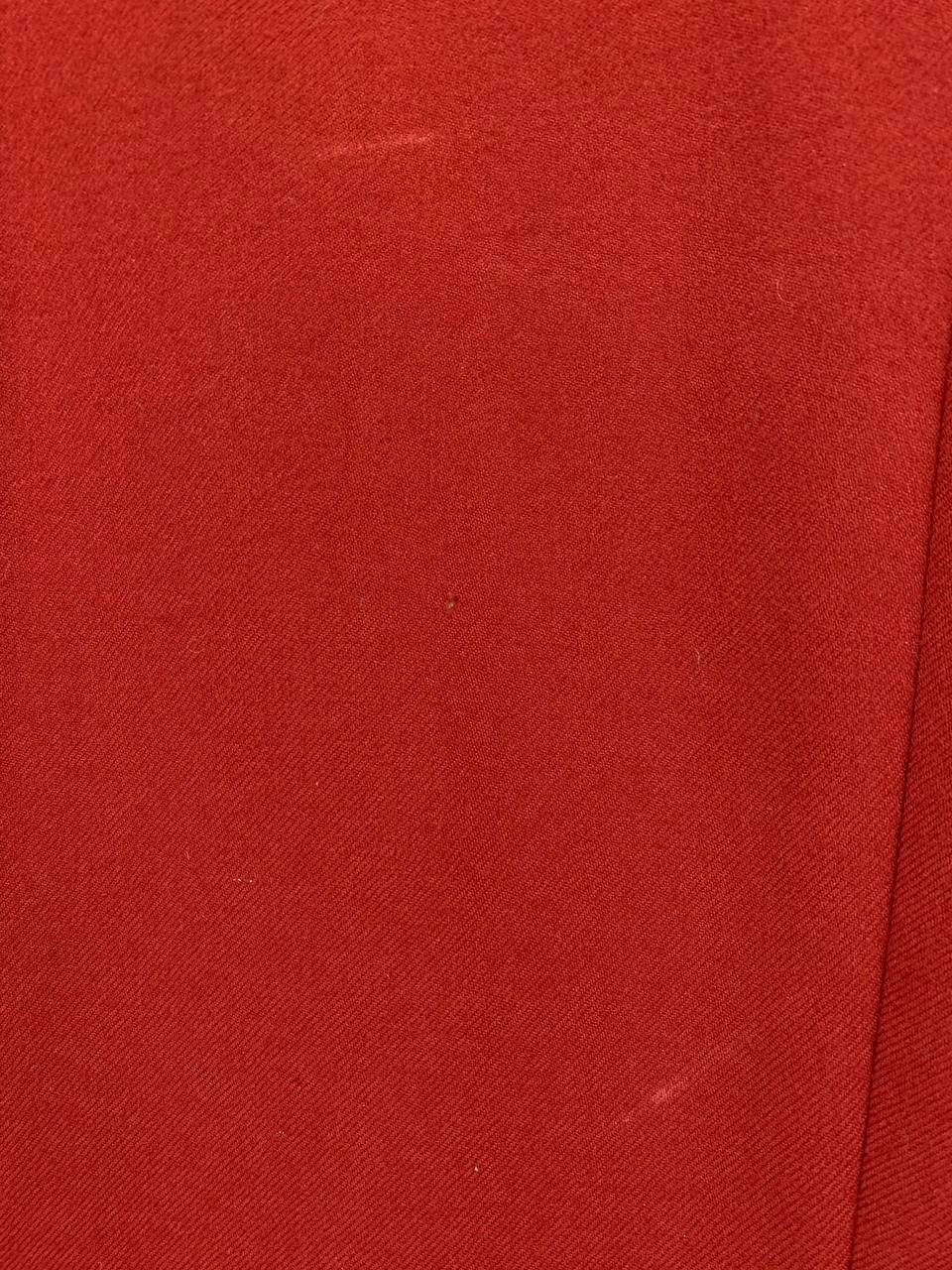 Burberry Vintage Burberry Red Wool Blazer Coat Jacket Size US M / EU 48-50 / 2 - 14 Thumbnail