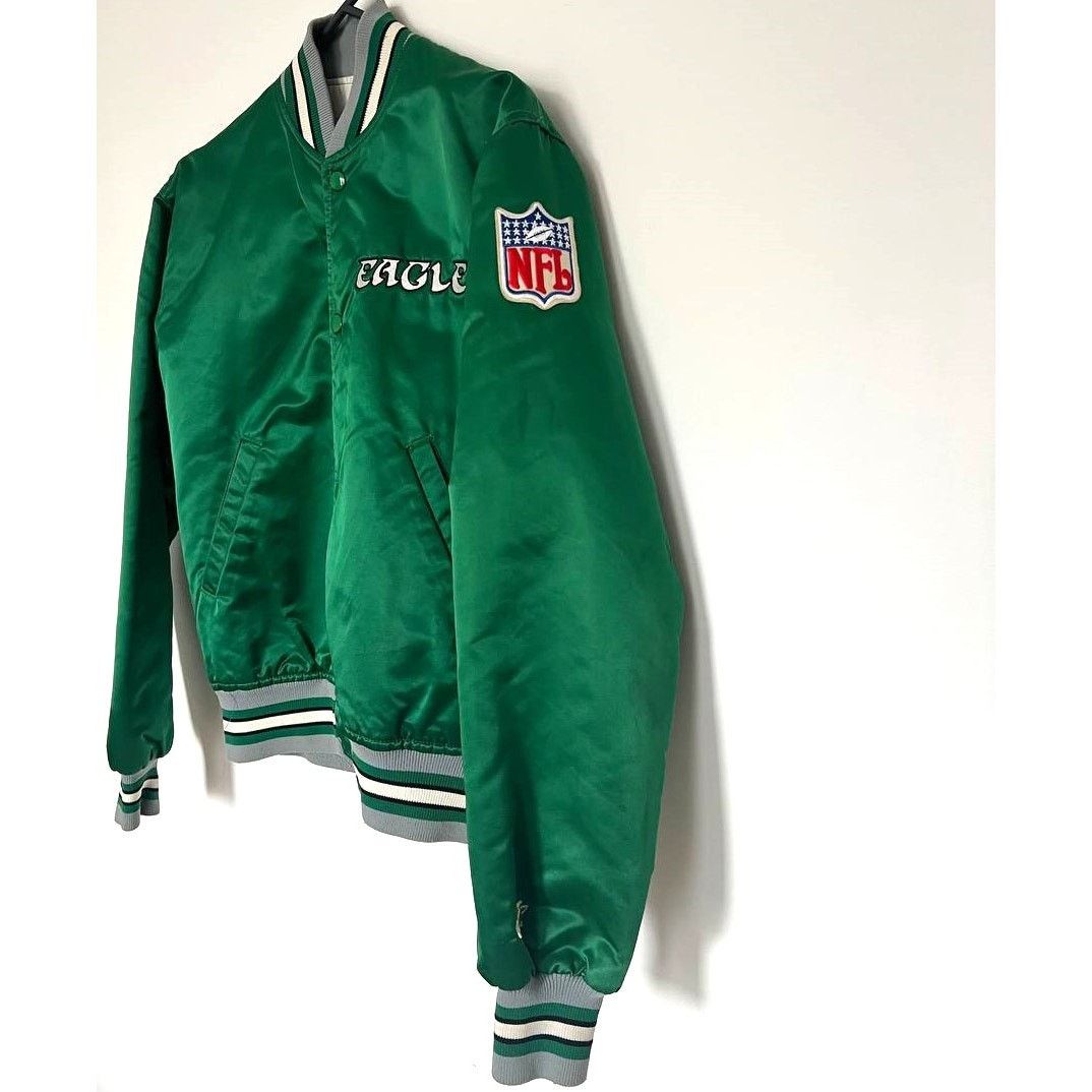 Starter Philadelphia Eagles 80s STARTER satin BIRD bomber M NFL vtg Size US M / EU 48-50 / 2 - 7 Thumbnail