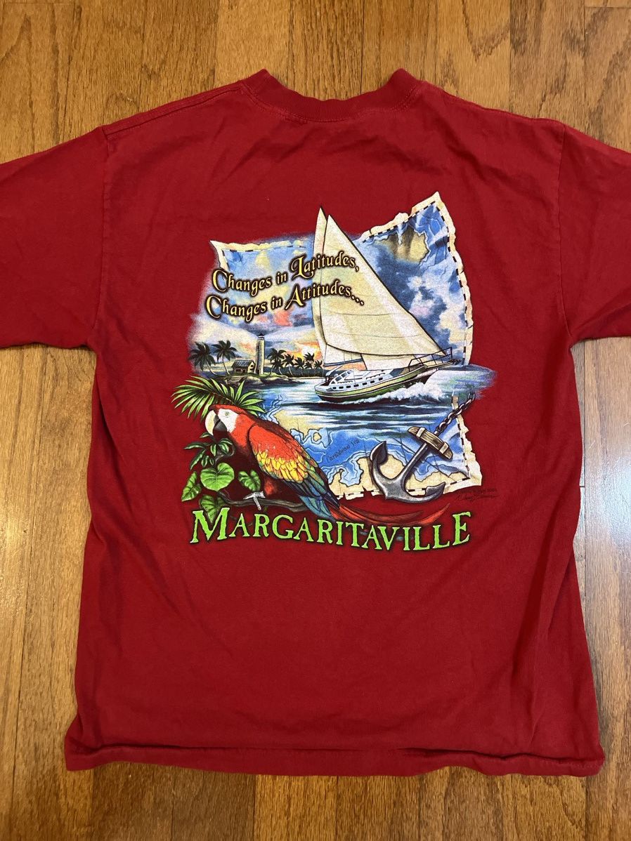 Band Tees × Vintage Authentic Vintage Jimmy Buffet’s Margaritaville t-shirt! Size US L / EU 52-54 / 3 - 3 Thumbnail