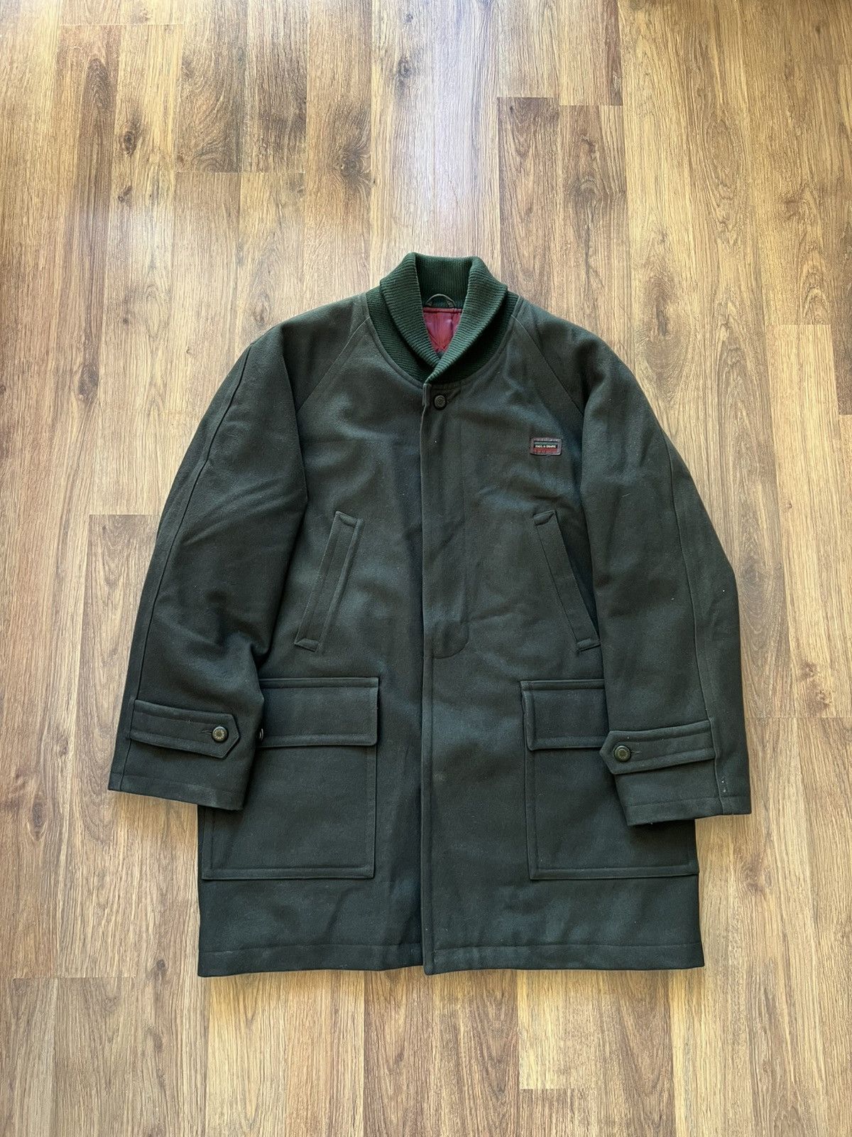 Paul & Shark Paul & Shark Yachting Wool Coat — Dark Green / Size XL Size US XL / EU 56 / 4 - 1 Thumbnail