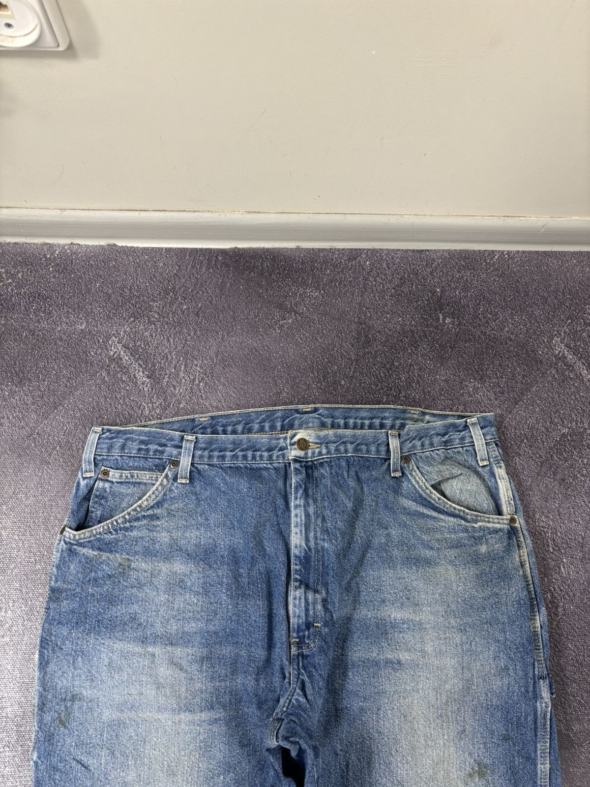 Dickies Vintage Dickies Y2K Faded Blue Denim USA Hype Baggy Jeans Size US 42 / EU 58 - 10 Thumbnail