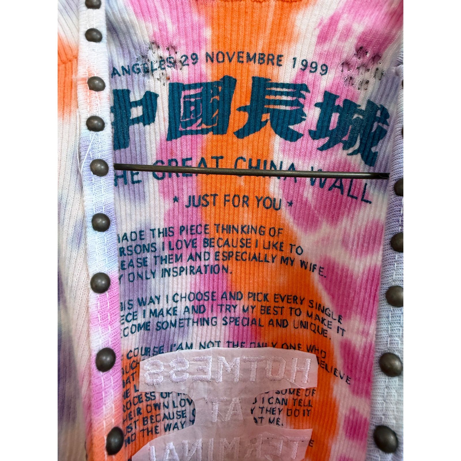 The Great China Wall Great China Wall x Hot Mess Tie Dye Studded Tank Top Size M / US 6-8 / IT 42-44 - 3 Thumbnail