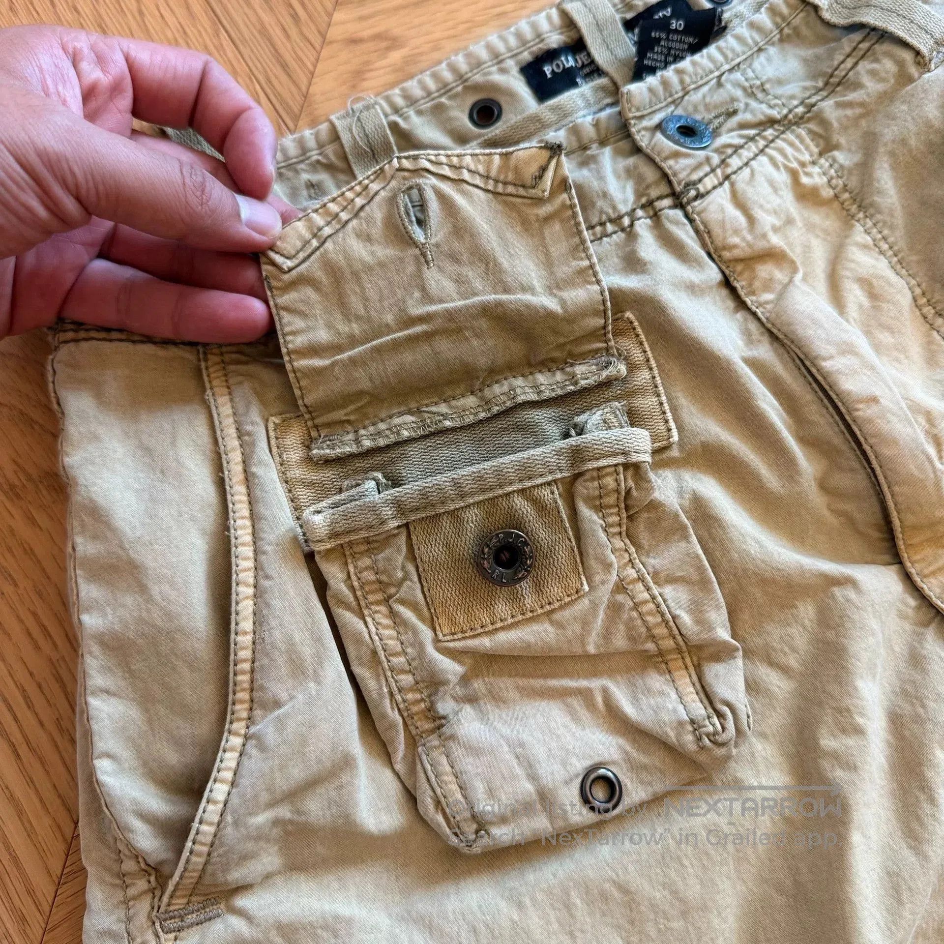 RLX Ralph Lauren Vintage RL Outdoor Cargo Shorts. Size US 30 / EU 46 - 4 Thumbnail