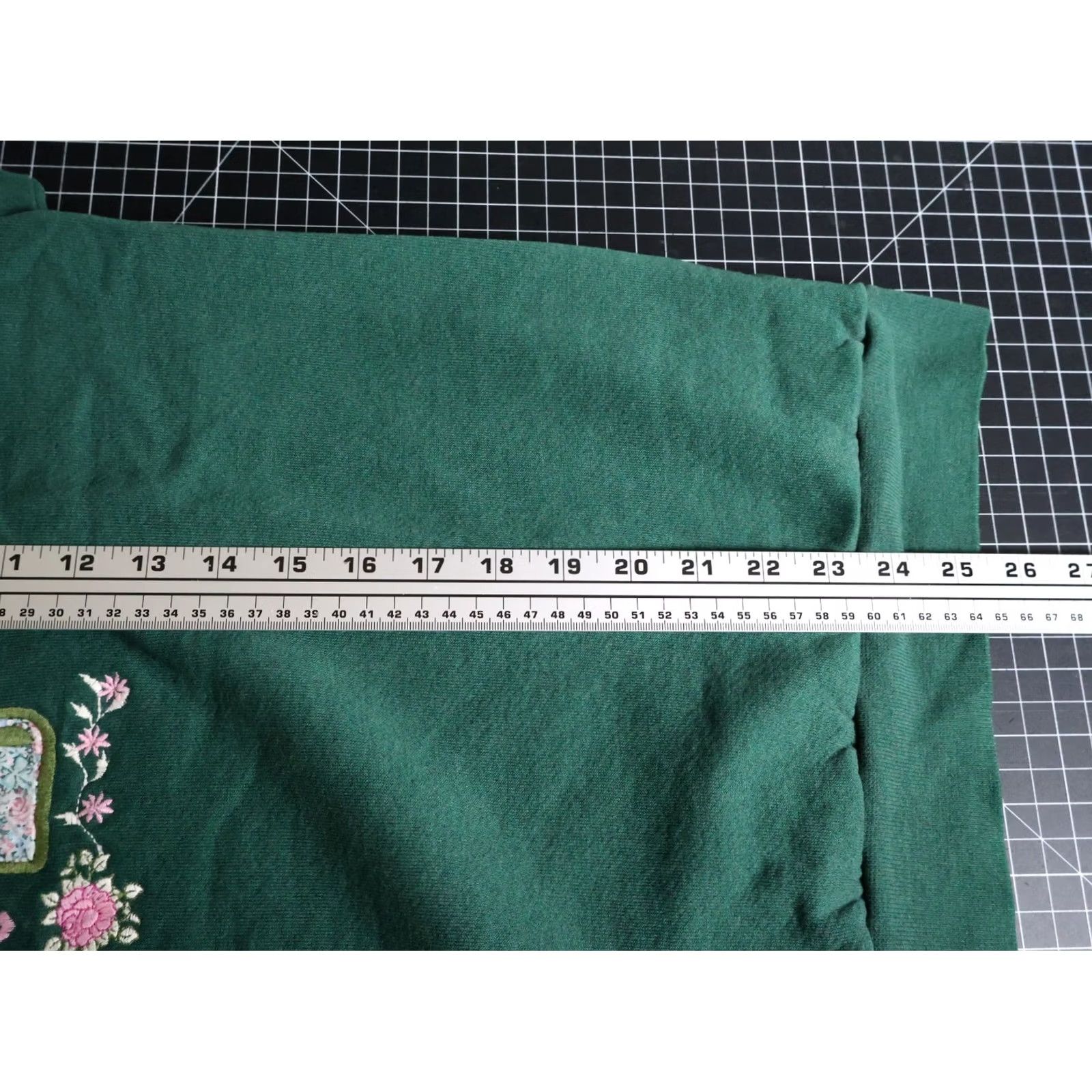 Vintage VINTAGE 90s Flower Cat Sweatshirt Women Large Green Embroidered Mock Neck VTG Grandma Size L / US 10 / IT 46 - 6 Thumbnail