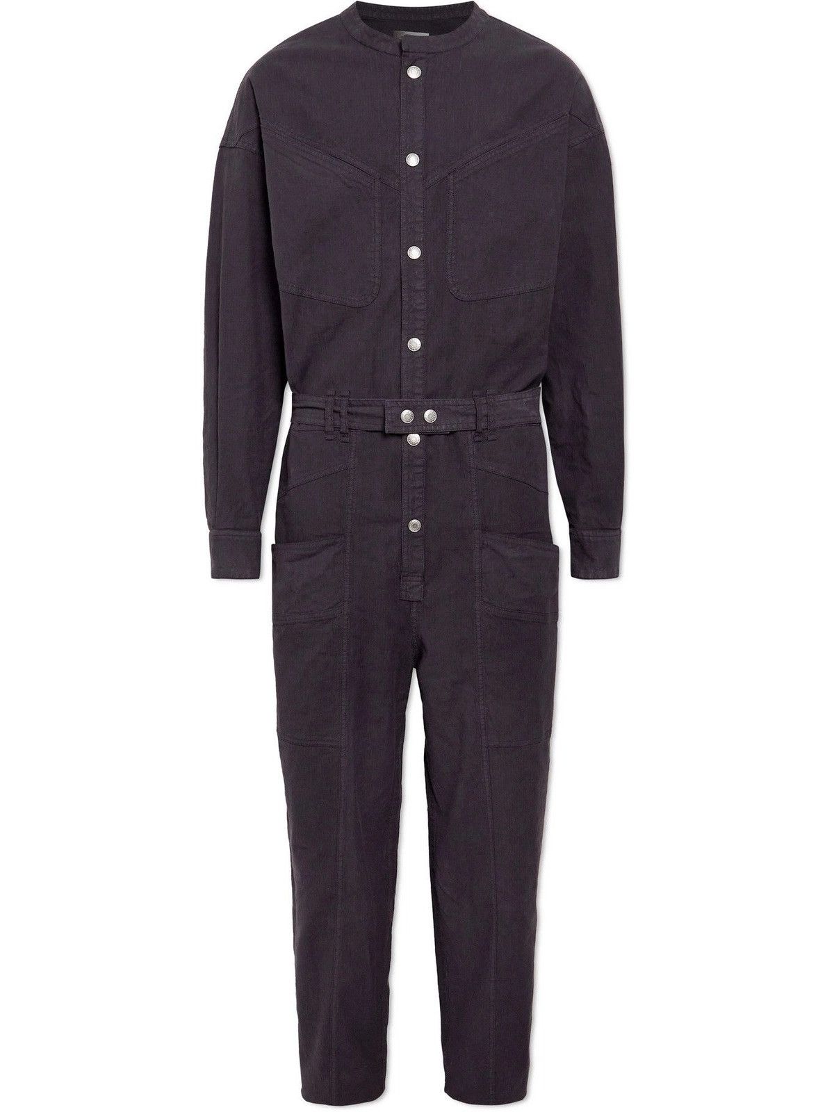 Isabel Marant Enunio Linen-blend Belted Jumpsuit Size US 32 / EU 48 - 6 Thumbnail