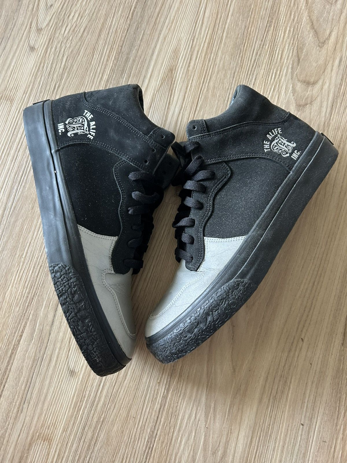 Alife Alife New york 3M leather black sneaks Size US 11 / EU 44 - 3 Thumbnail