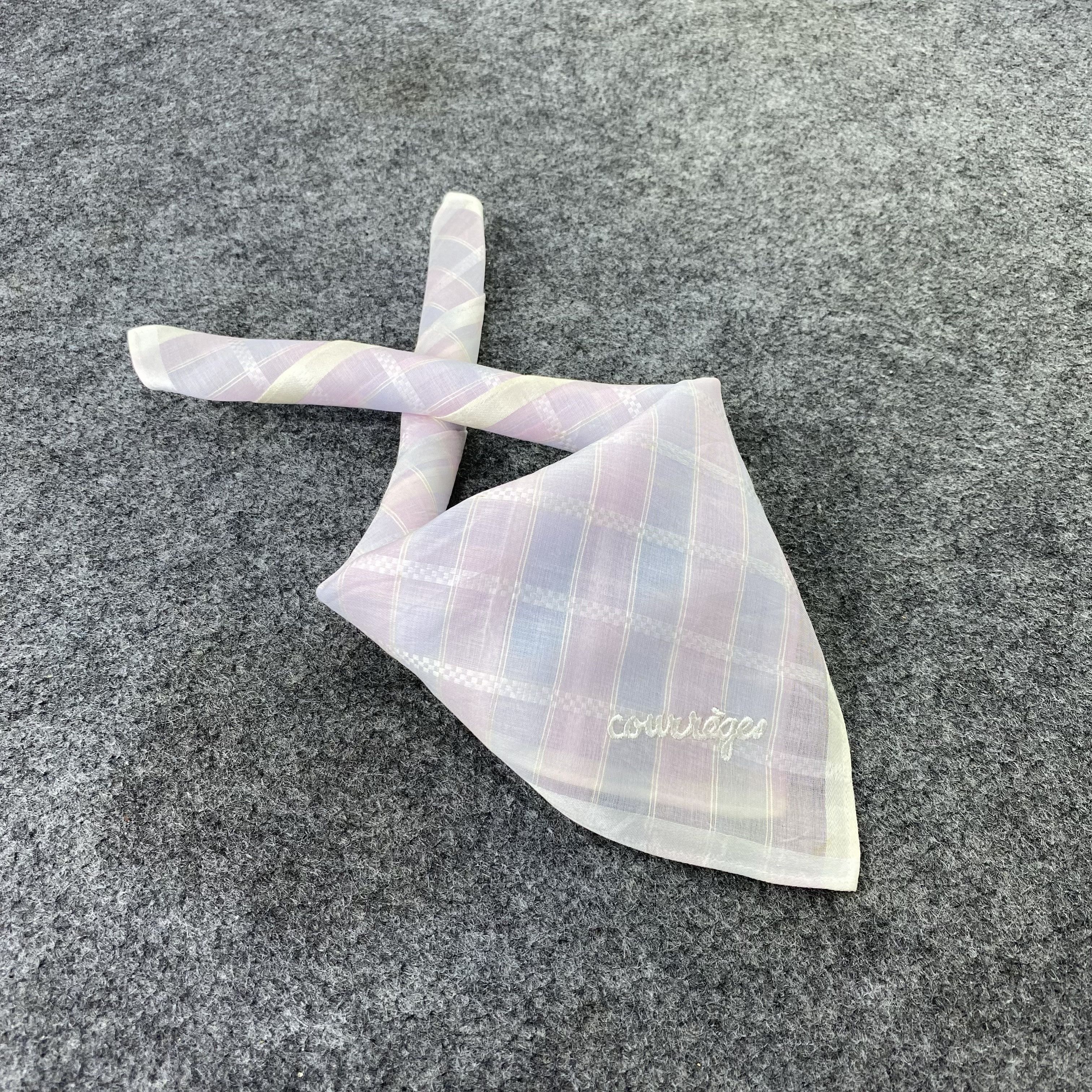 Courreges Courreges Homme Handkerchief / Neckerchief / Bandana-B1226 Size ONE SIZE - 1 Thumbnail