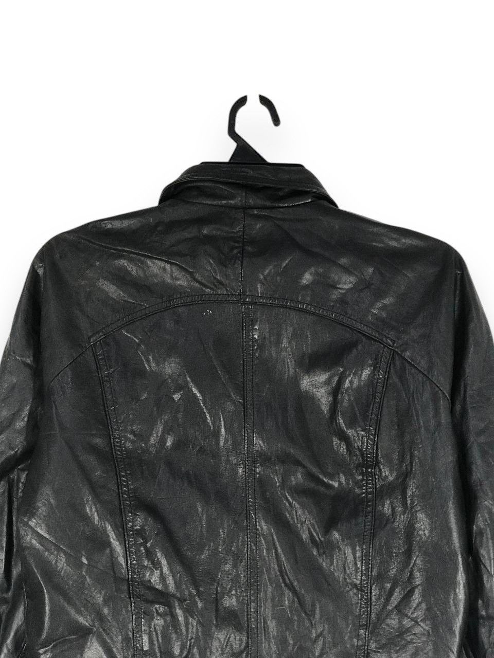 Vintage Soul sniper leather jacket all black Size US XS / EU 42 / 0 - 6 Thumbnail