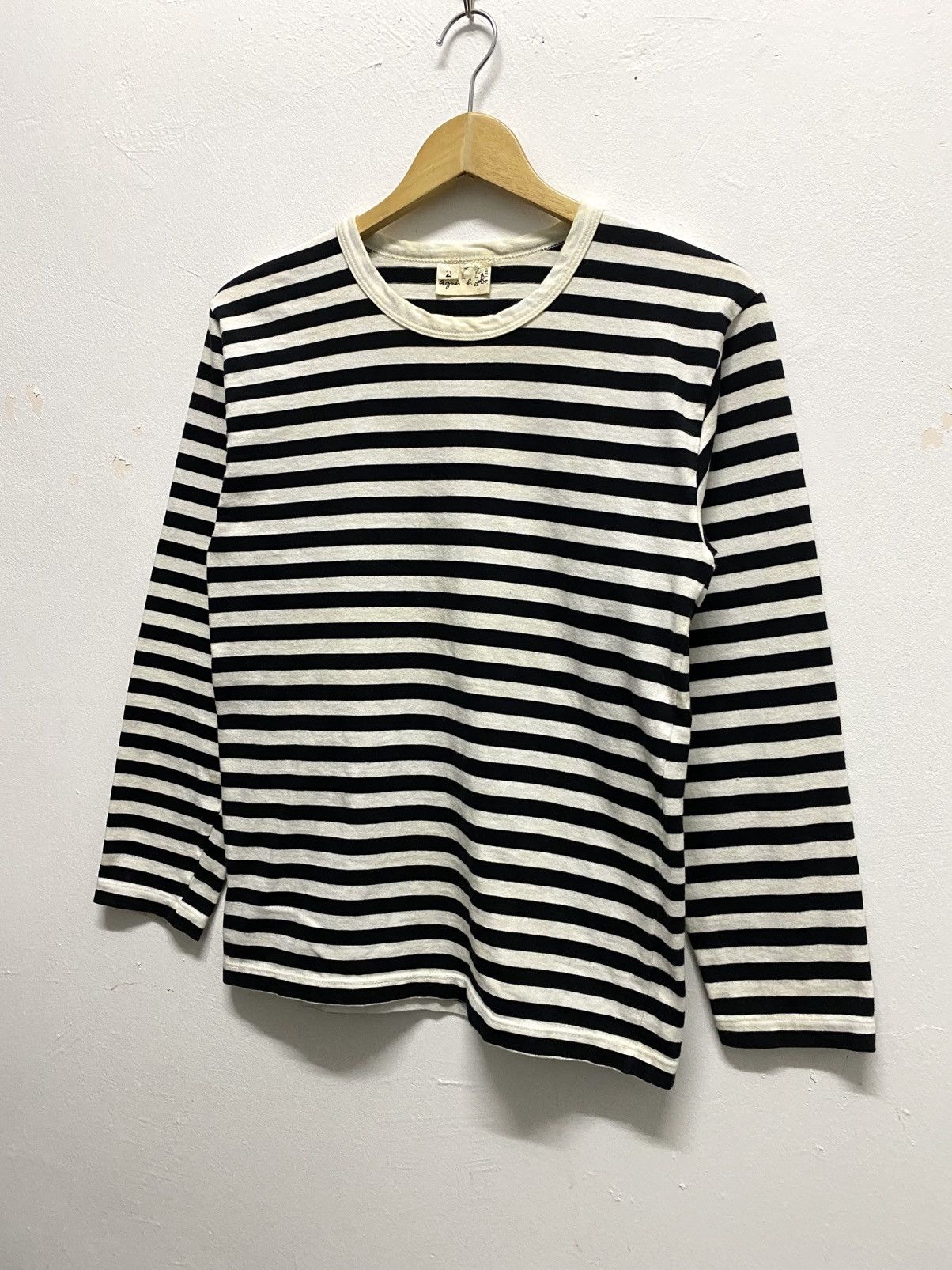 agnes b. Pick!! Vtg AGNES B Stripe Long Sleeve TShirt -A089 Size US M / EU 48-50 / 2 - 1 Thumbnail