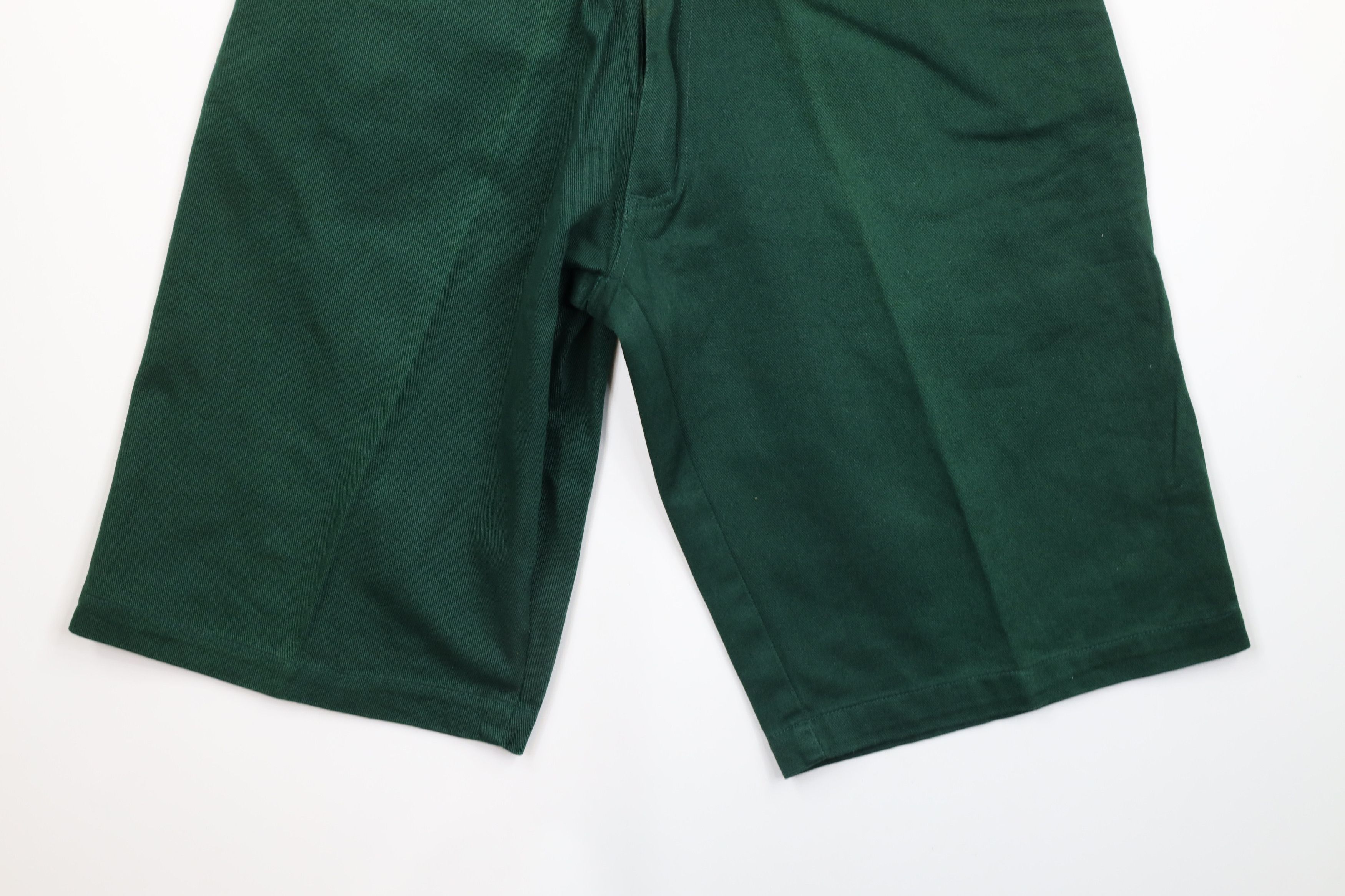 Vintage Deadstock Vintage 90s Streetwear Denim Shorts Jorts Green Size US 30 / EU 46 - 4 Thumbnail