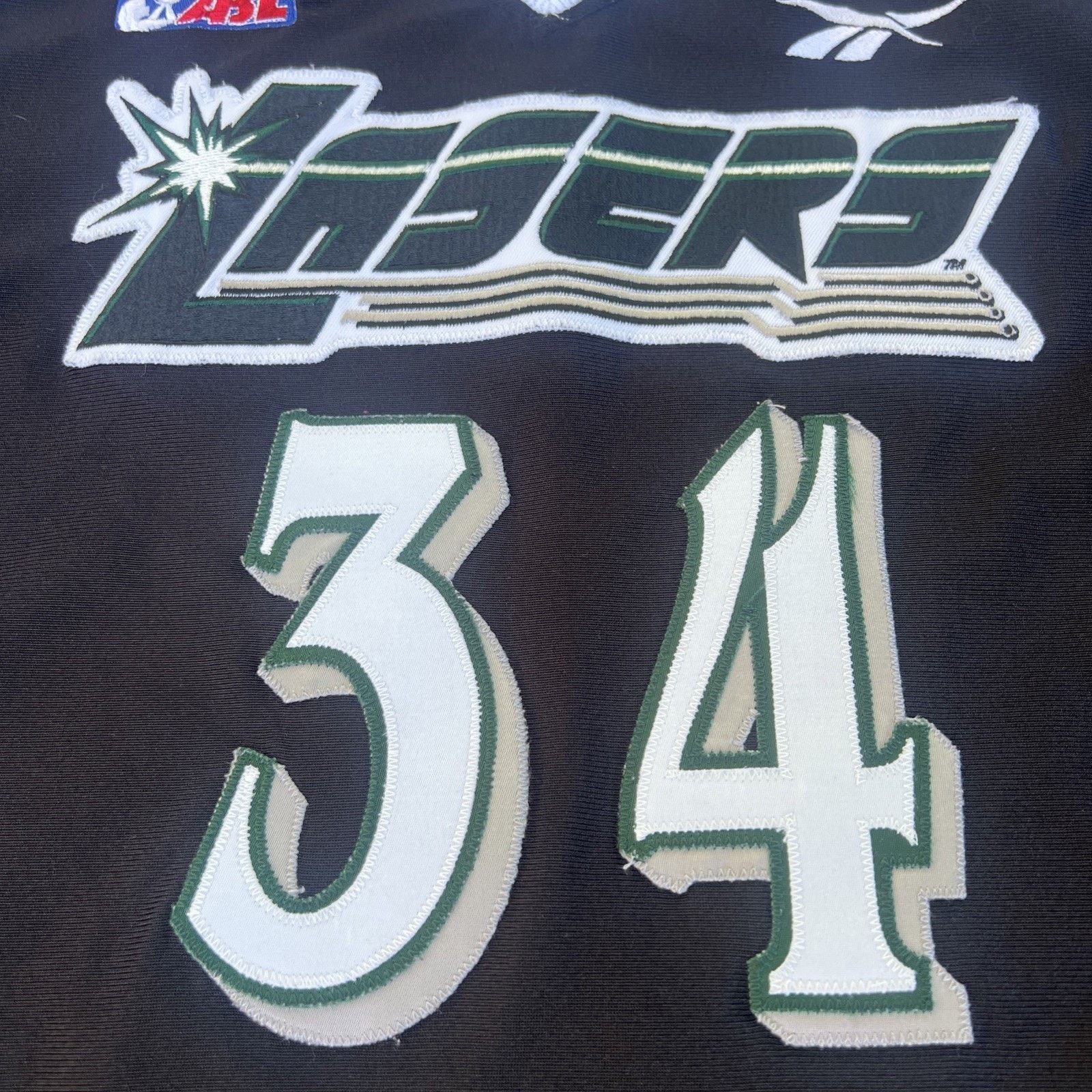 Reebok Vintage ABL San Jose Lasers Sonja Hennings Game Issue Jersey Size L / US 10 / IT 46 - 6 Thumbnail