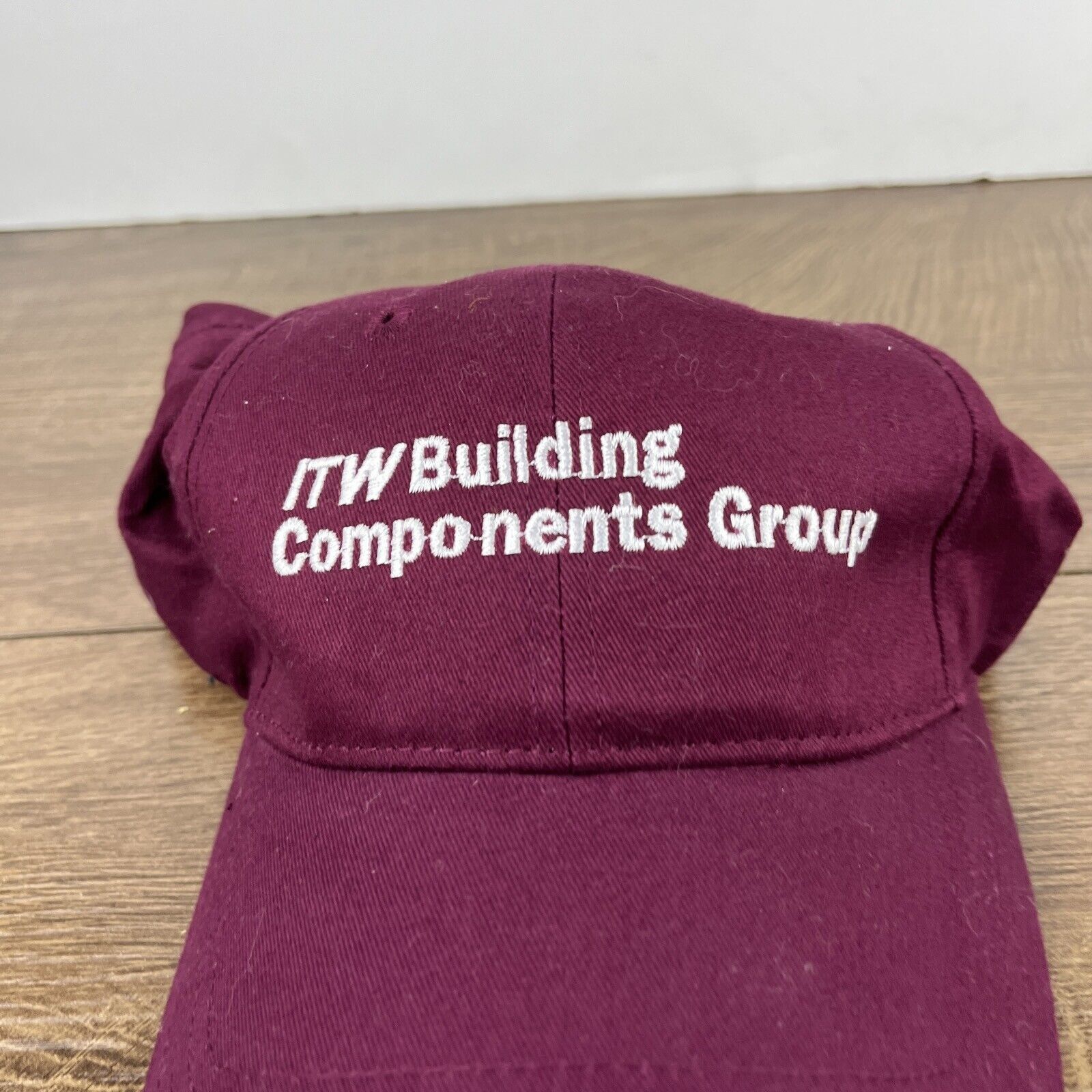 Other ITW Building Componets Group Hat Maroon Adjustable Hat Adult Size ONE SIZE - 6 Thumbnail