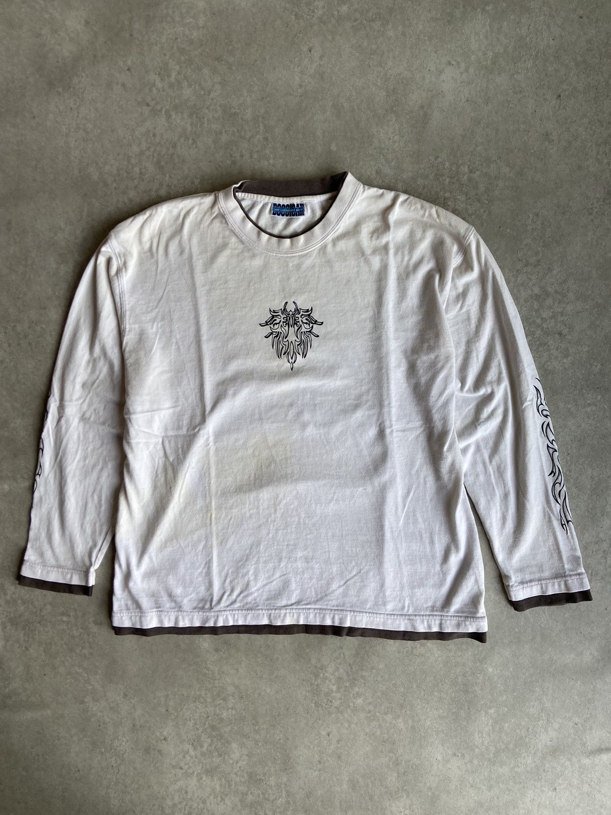 If Six Was Nine × Japanese Brand × Le Grande Bleu (L.G.B.) DOG CIGAR AFFLICTION DOUBLE LAYER LONGSLEEVE Size US L / EU 52-54 / 3 - 1 Thumbnail