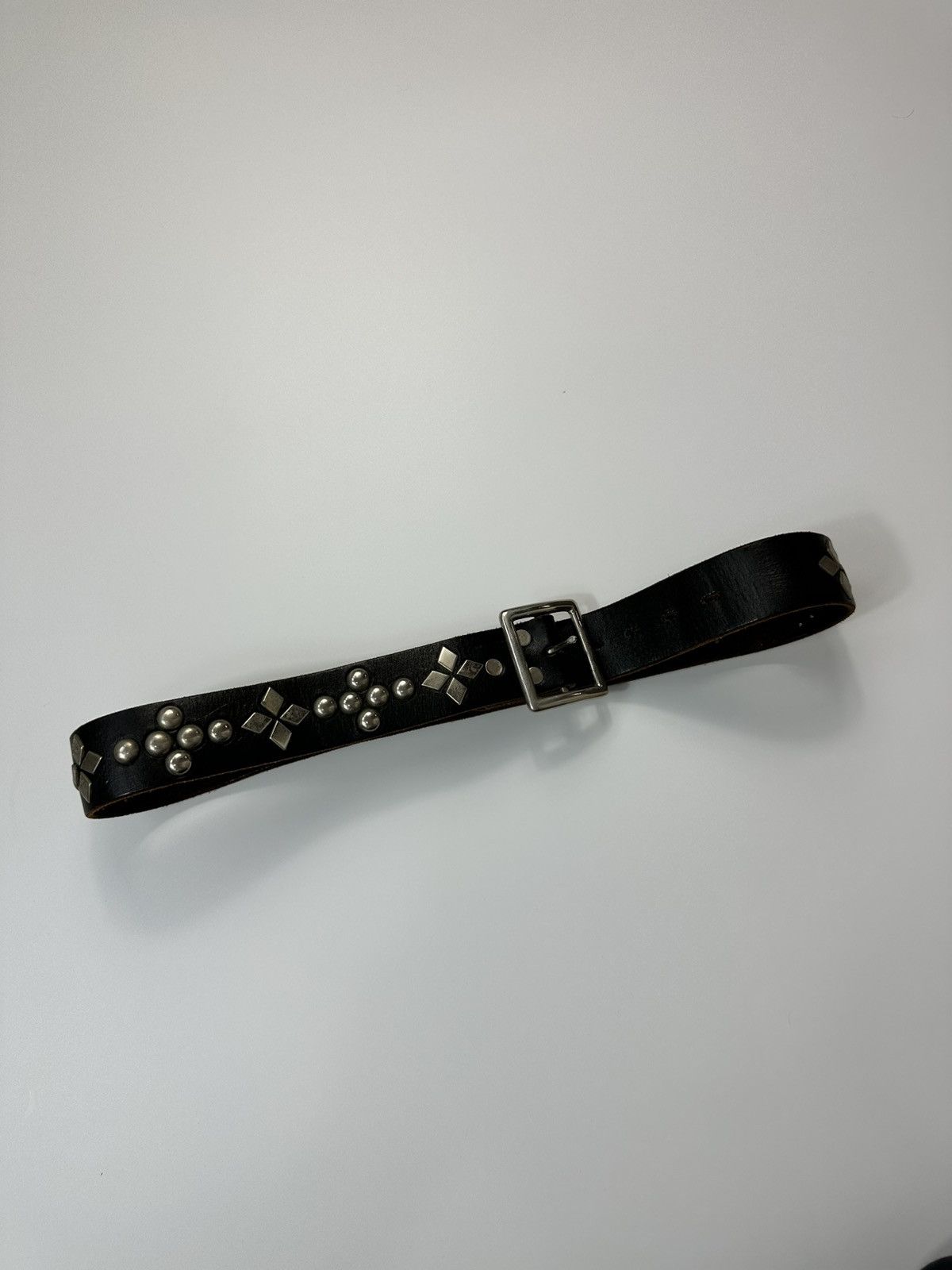 Hollywood Trading Company Hollywood Trading Company Leather Studded Belt Men's 104 Size ONE SIZE - 3 Thumbnail