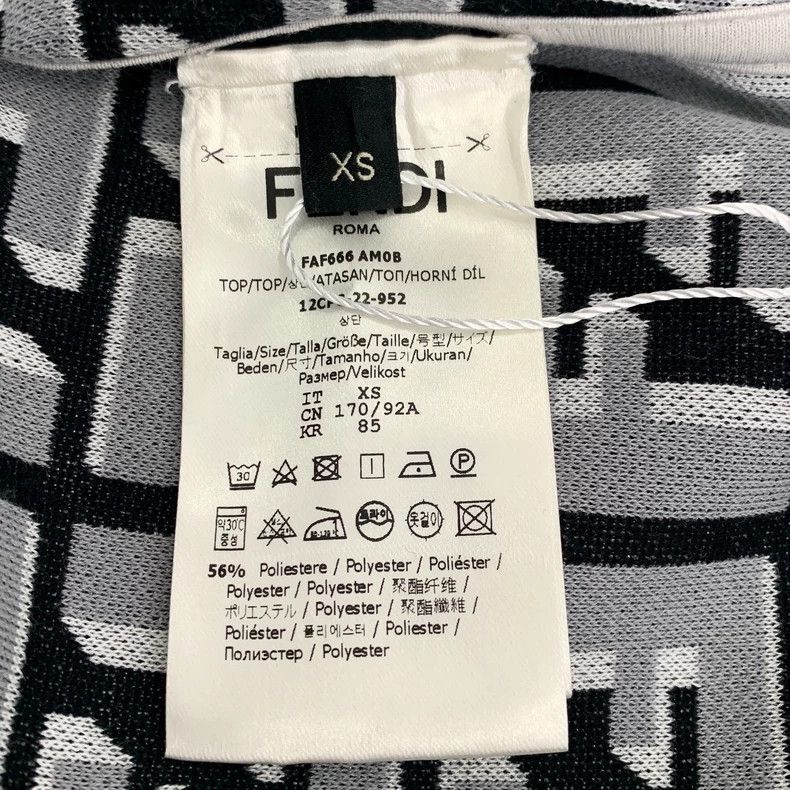 Fendi Fendi White Logo Long Sleeve Sweatshirt Size US XS / EU 42 / 0 - 7 Thumbnail